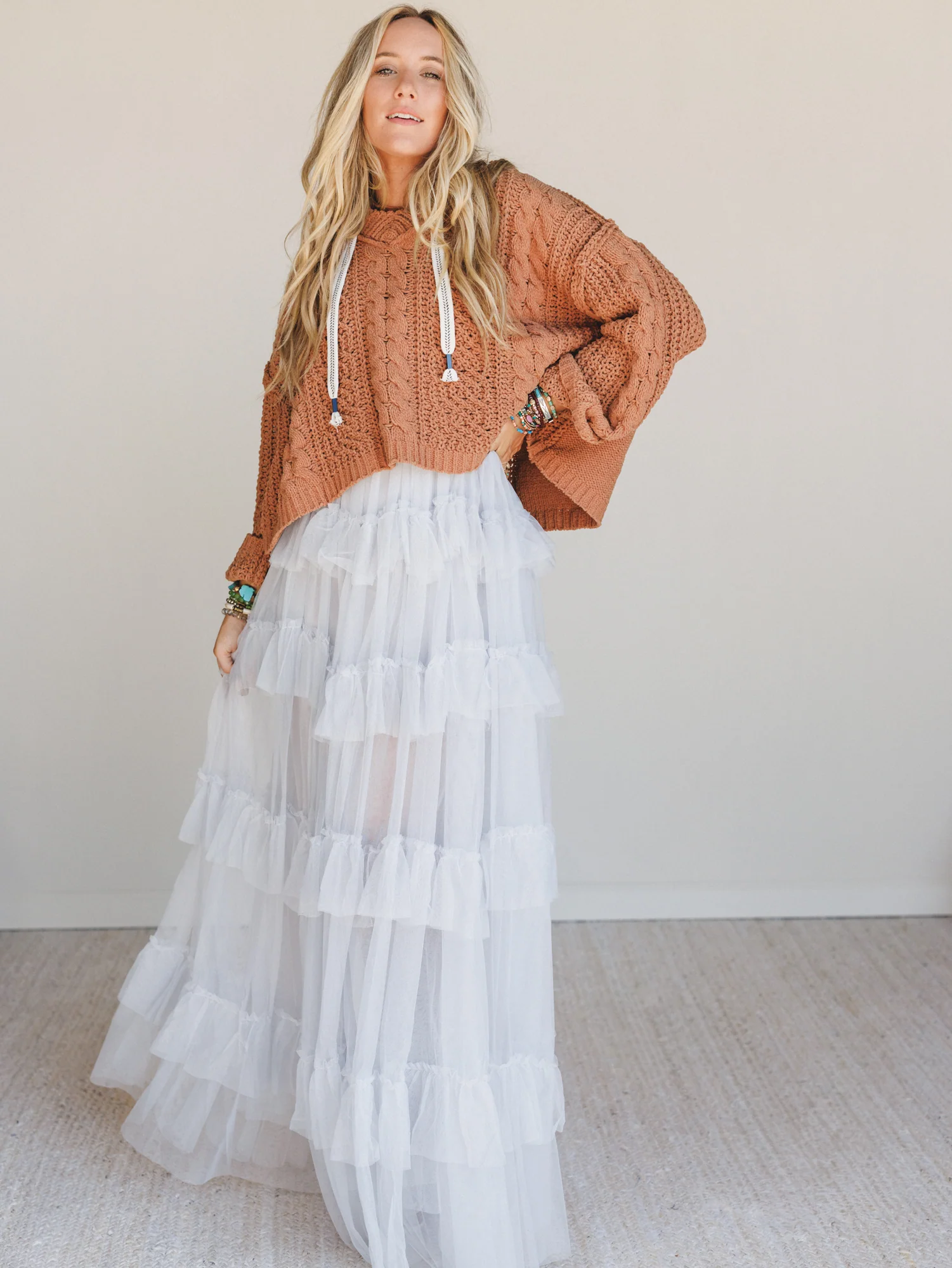 River Tangle Sweater - Camel - Image 3