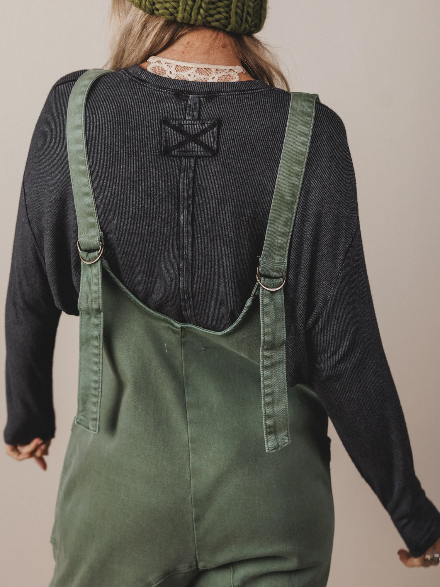 Riverbend Crossing Jumpsuit - Olive - Image 4