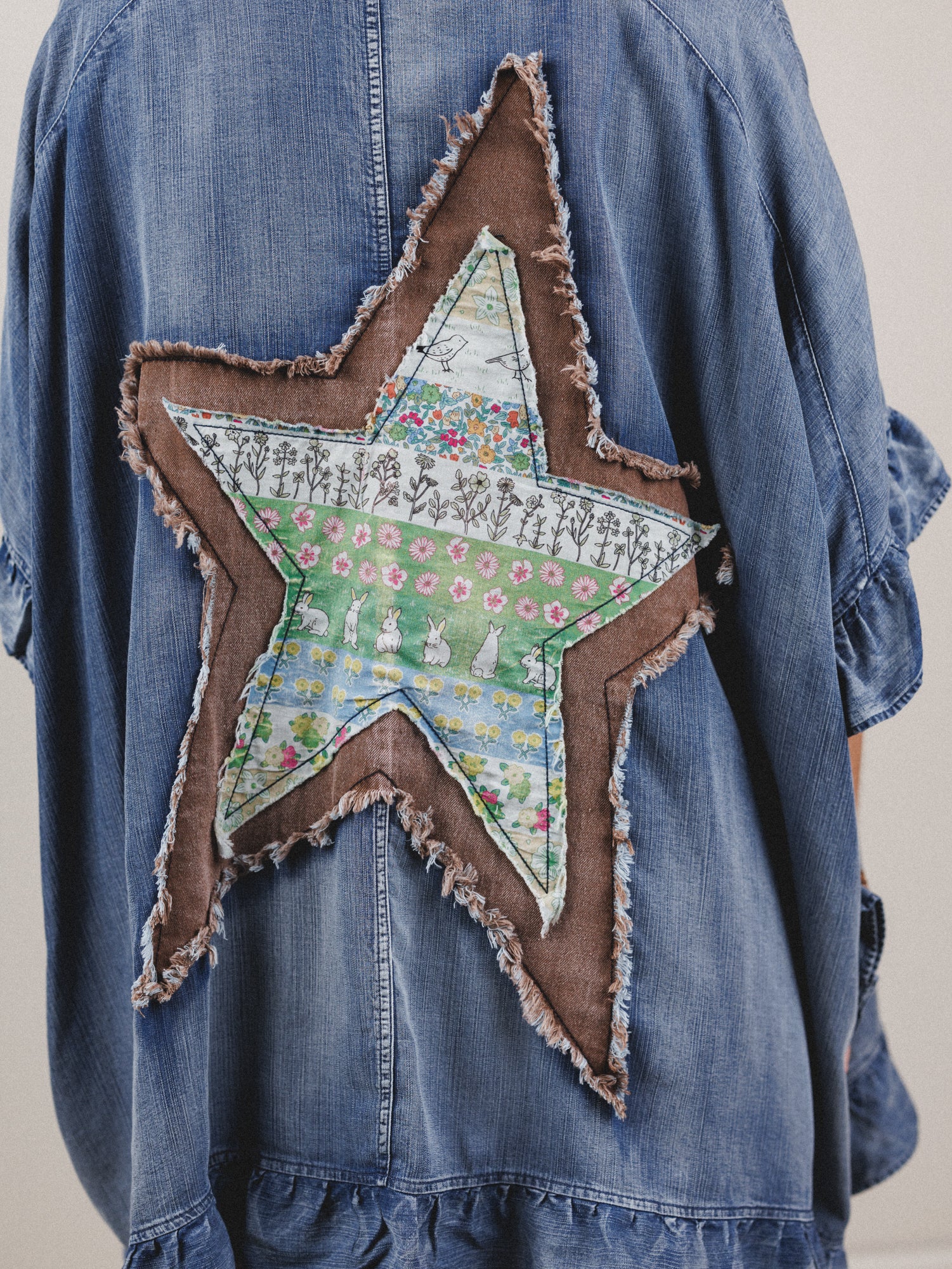 Robbie Denim Jacket - Washed Denim - Image 4