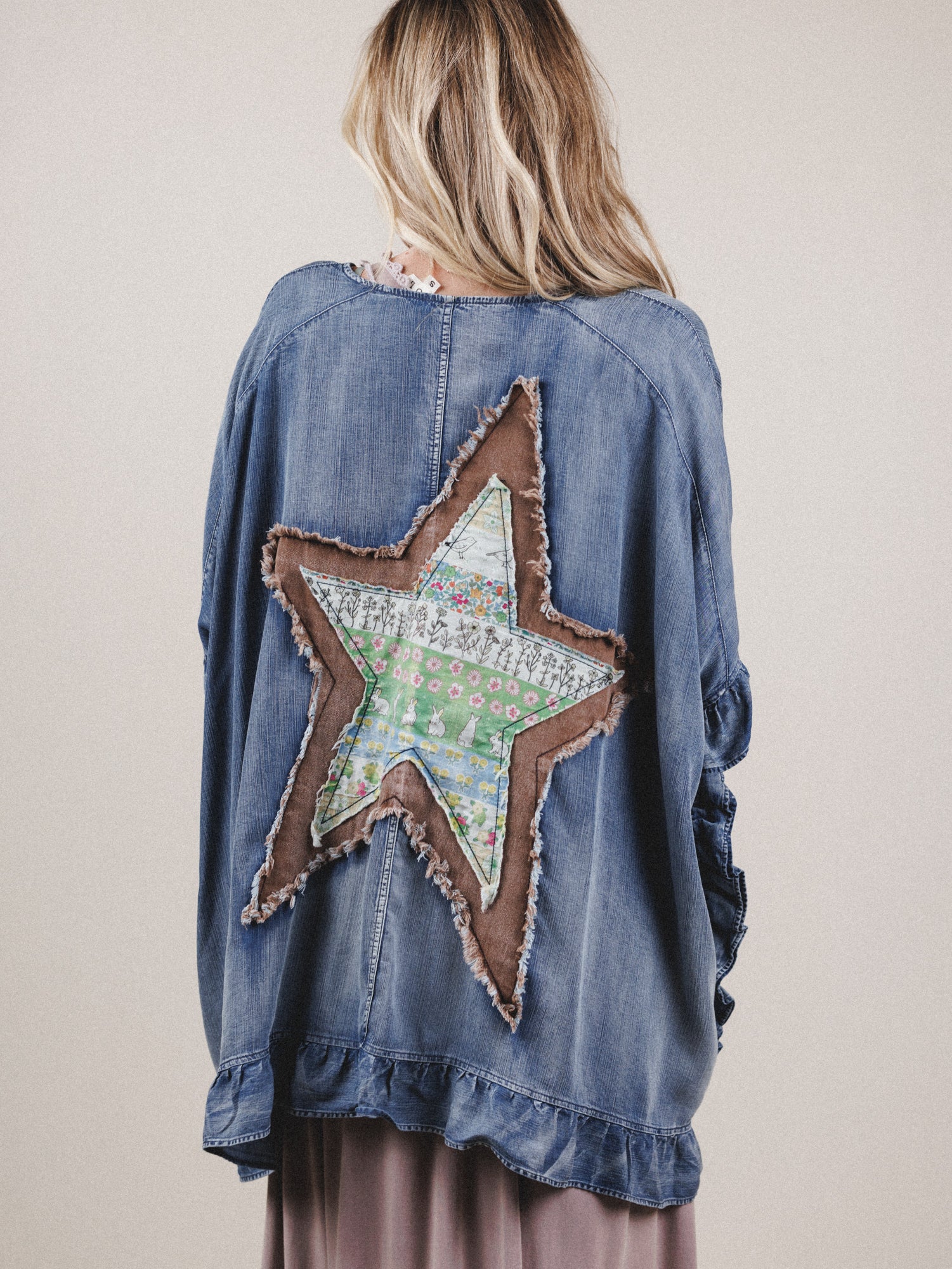 Robbie Denim Jacket - Washed Denim - Image 6