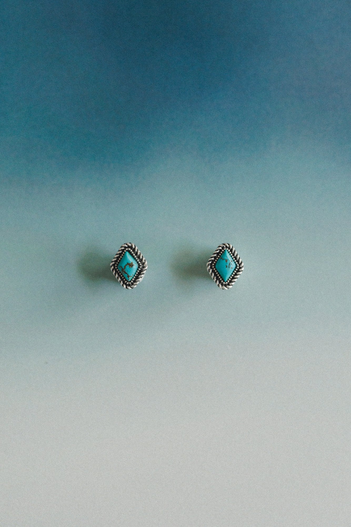 Rodeo Glow Earrings - Turquoise - Image 2