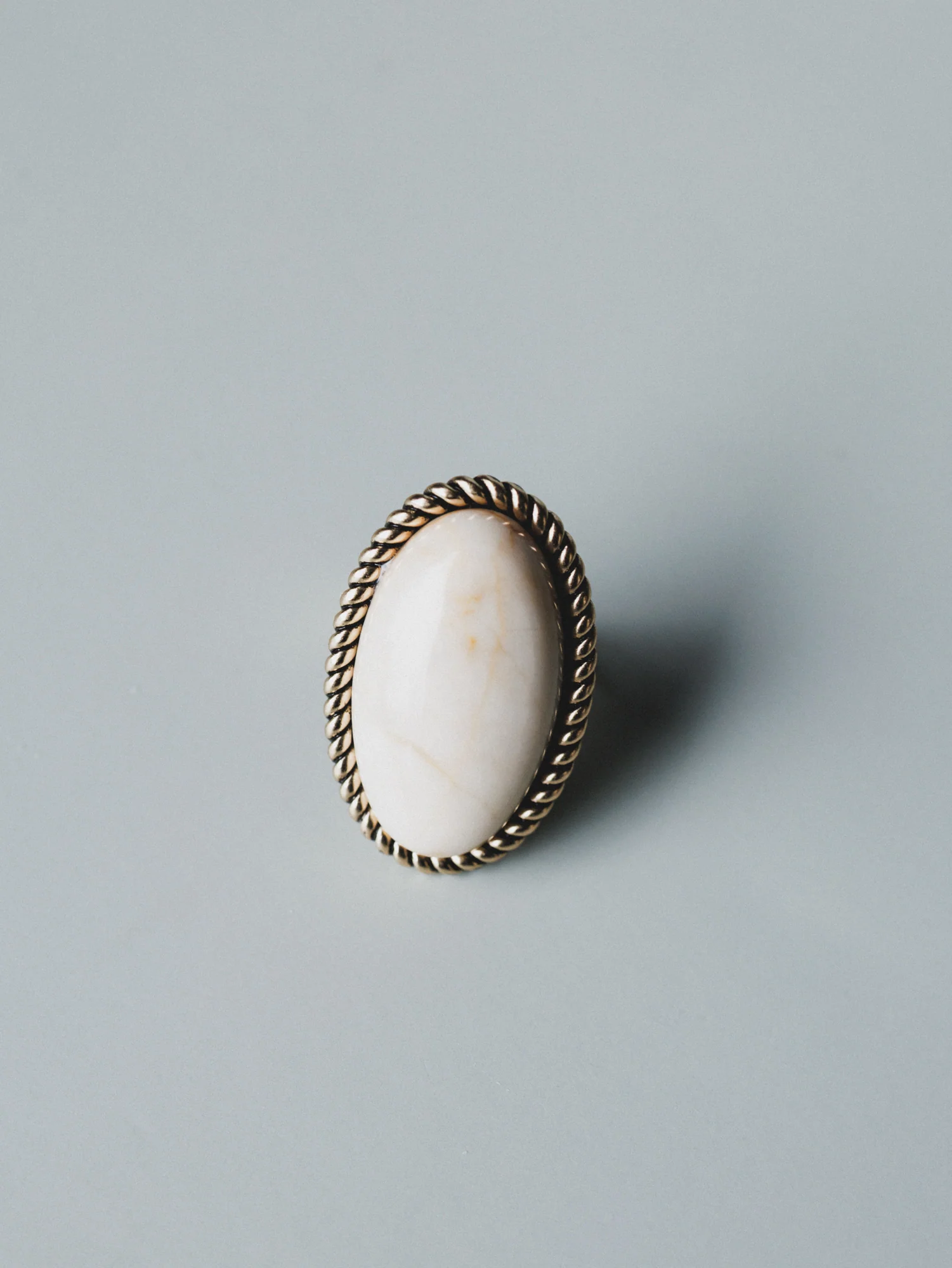 Roma Sun Stone Ring - White - Image 5