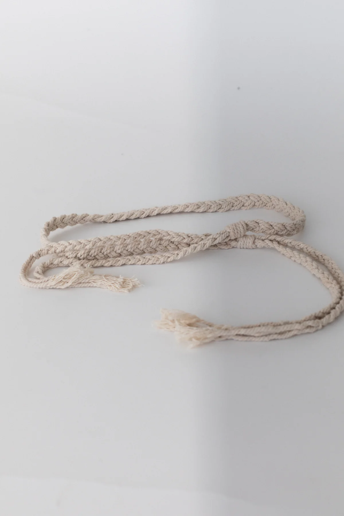 Roman Braided Belt - Ivory - Image 3