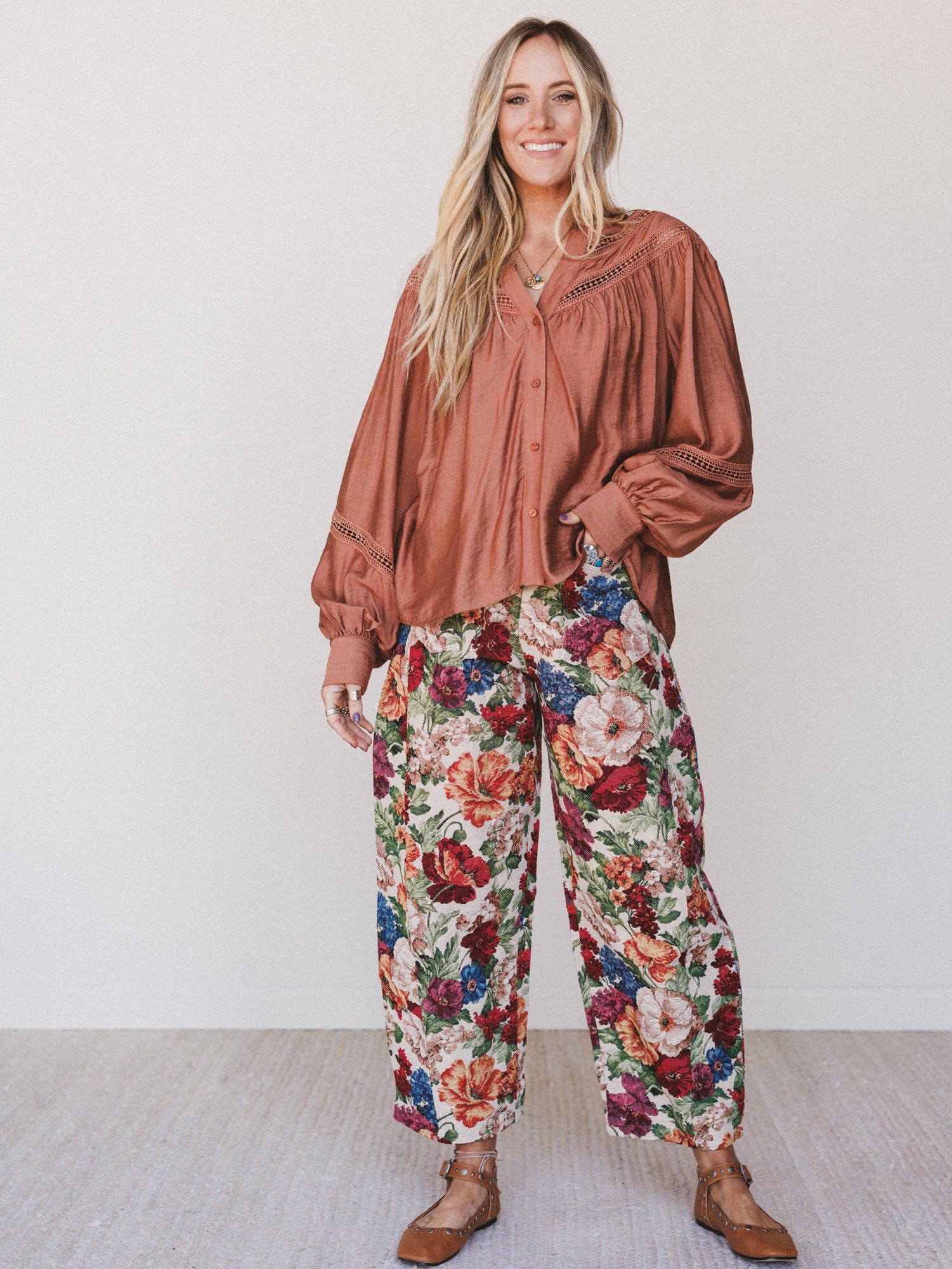 Rosy Drift Pants - Red - Image 4