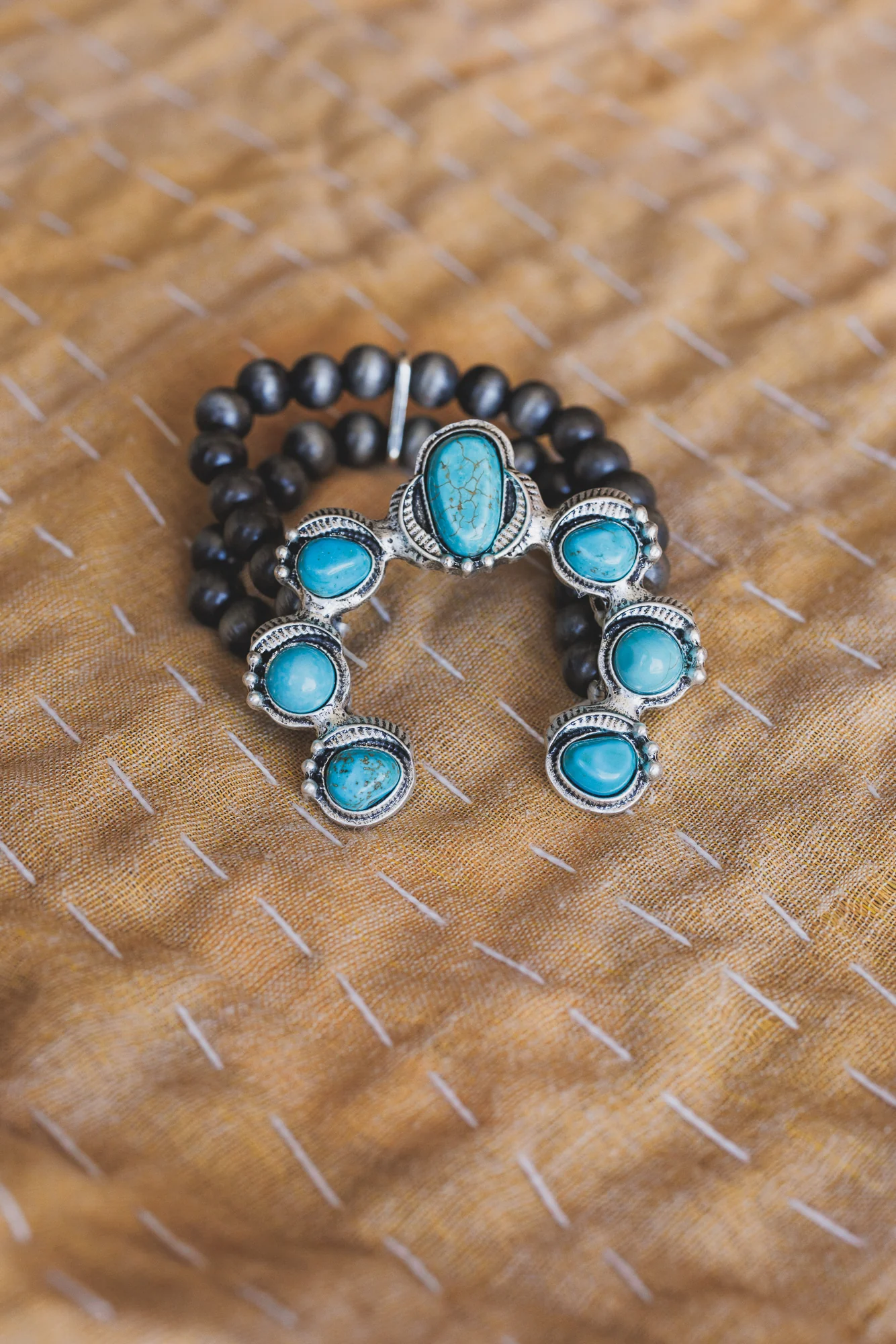 Running On Luck Bracelet - Turquoise - Image 2