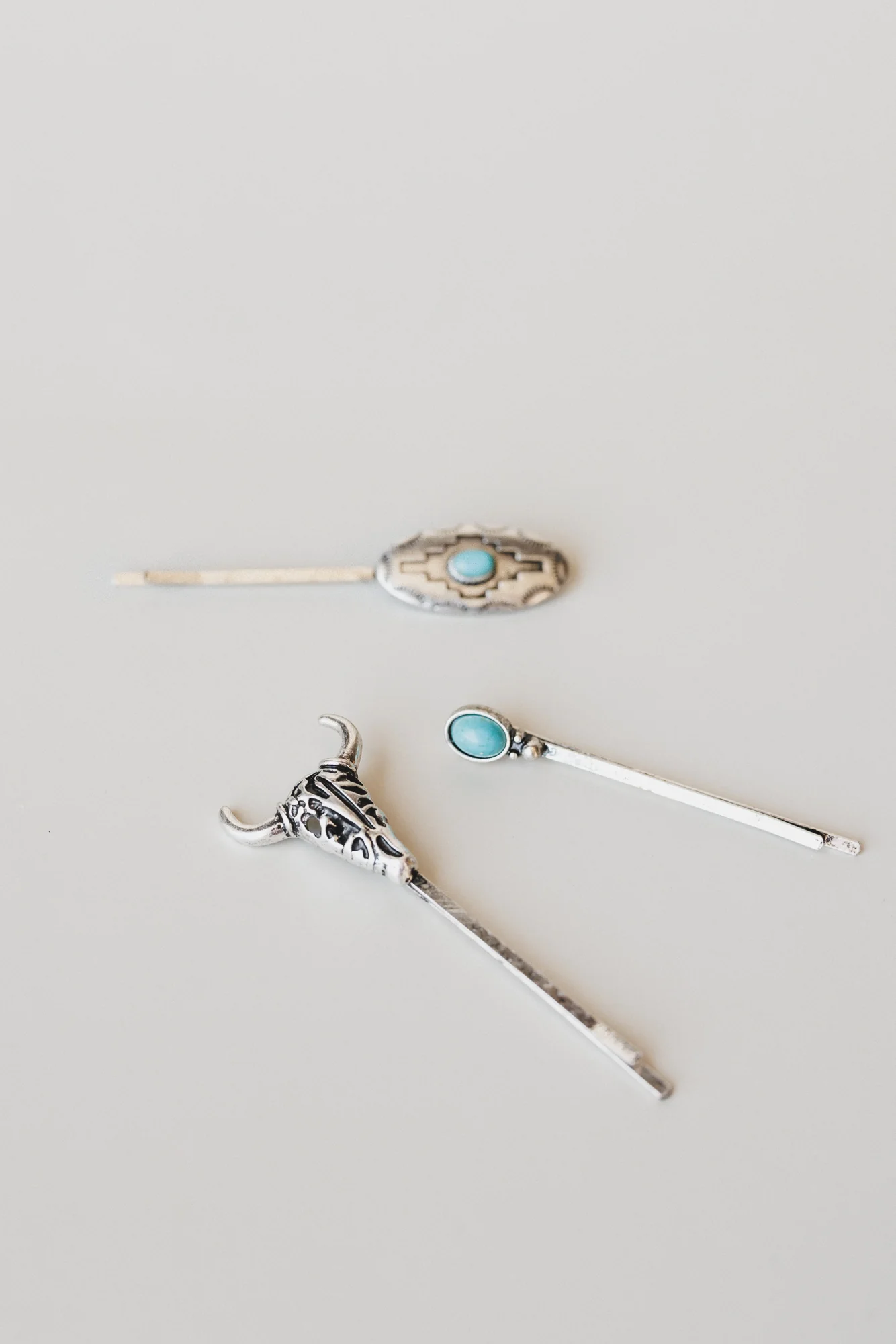 Rustic Trails Hair Pin Set - Turquoise - Image 3