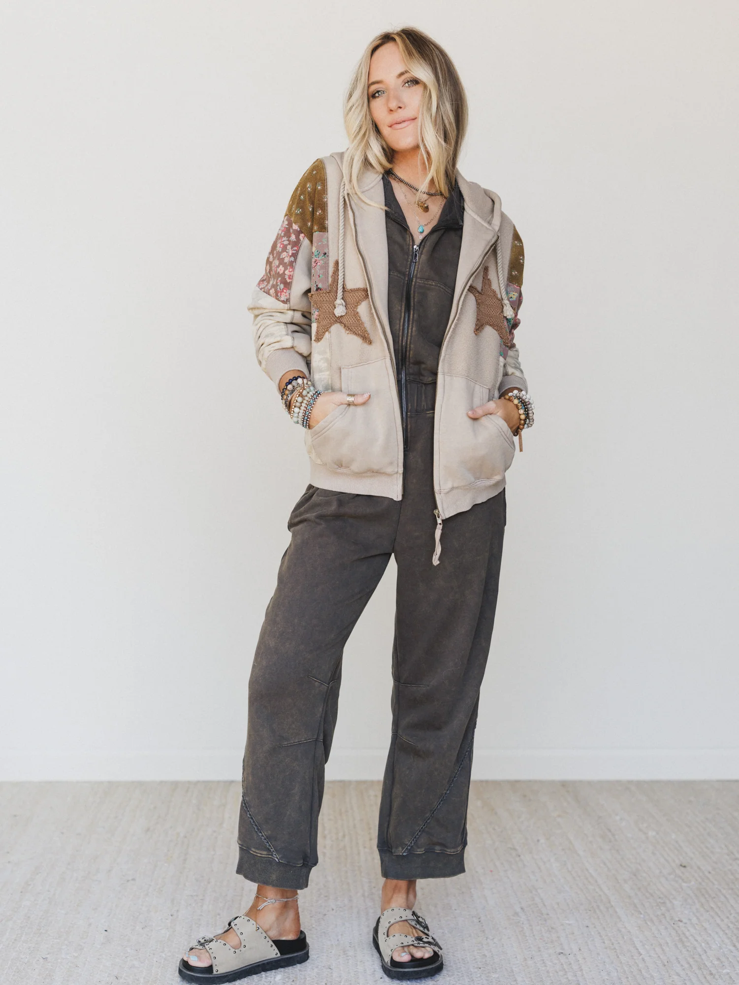 Ryder Hooded Jumpsuit - Ash - Image 7