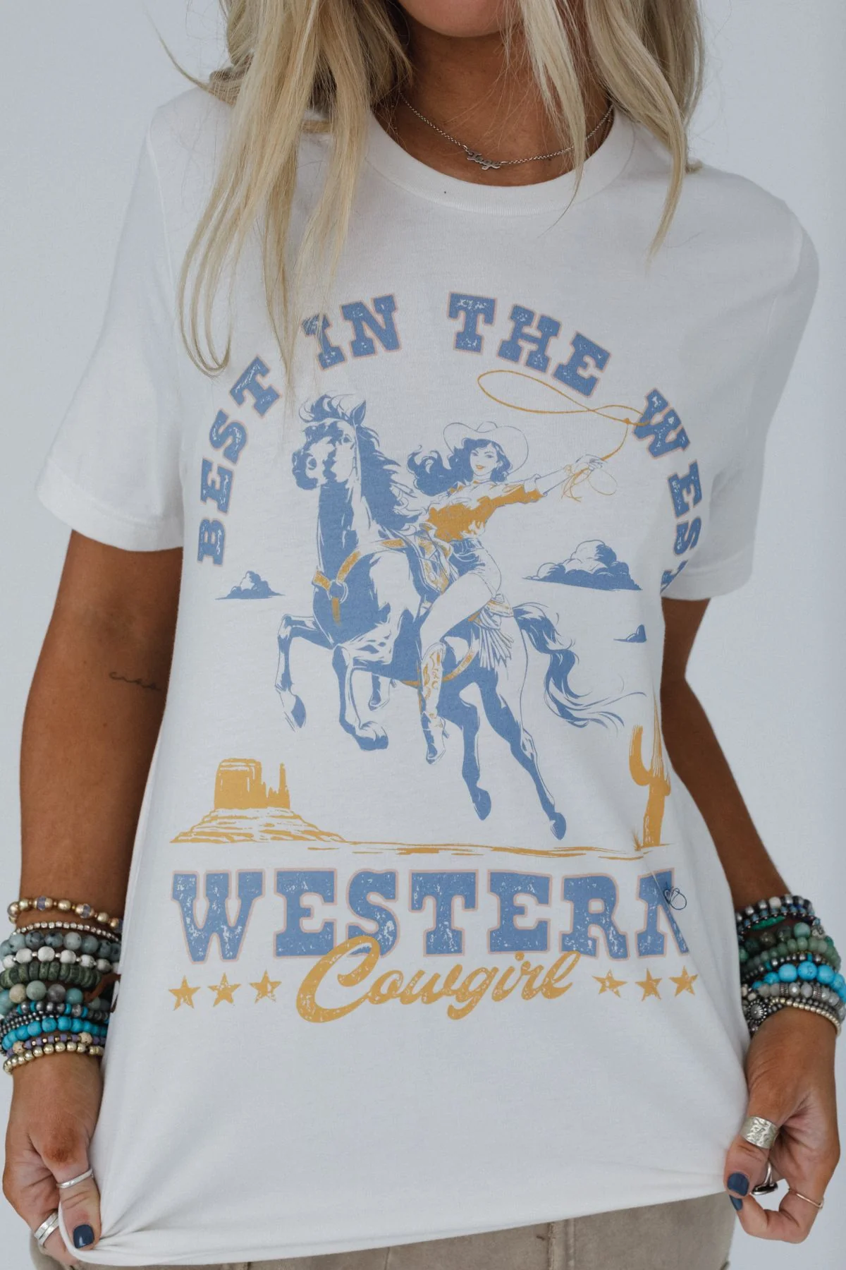 The Nest Saddle Up Graphic Tee - Ivory - Image 2