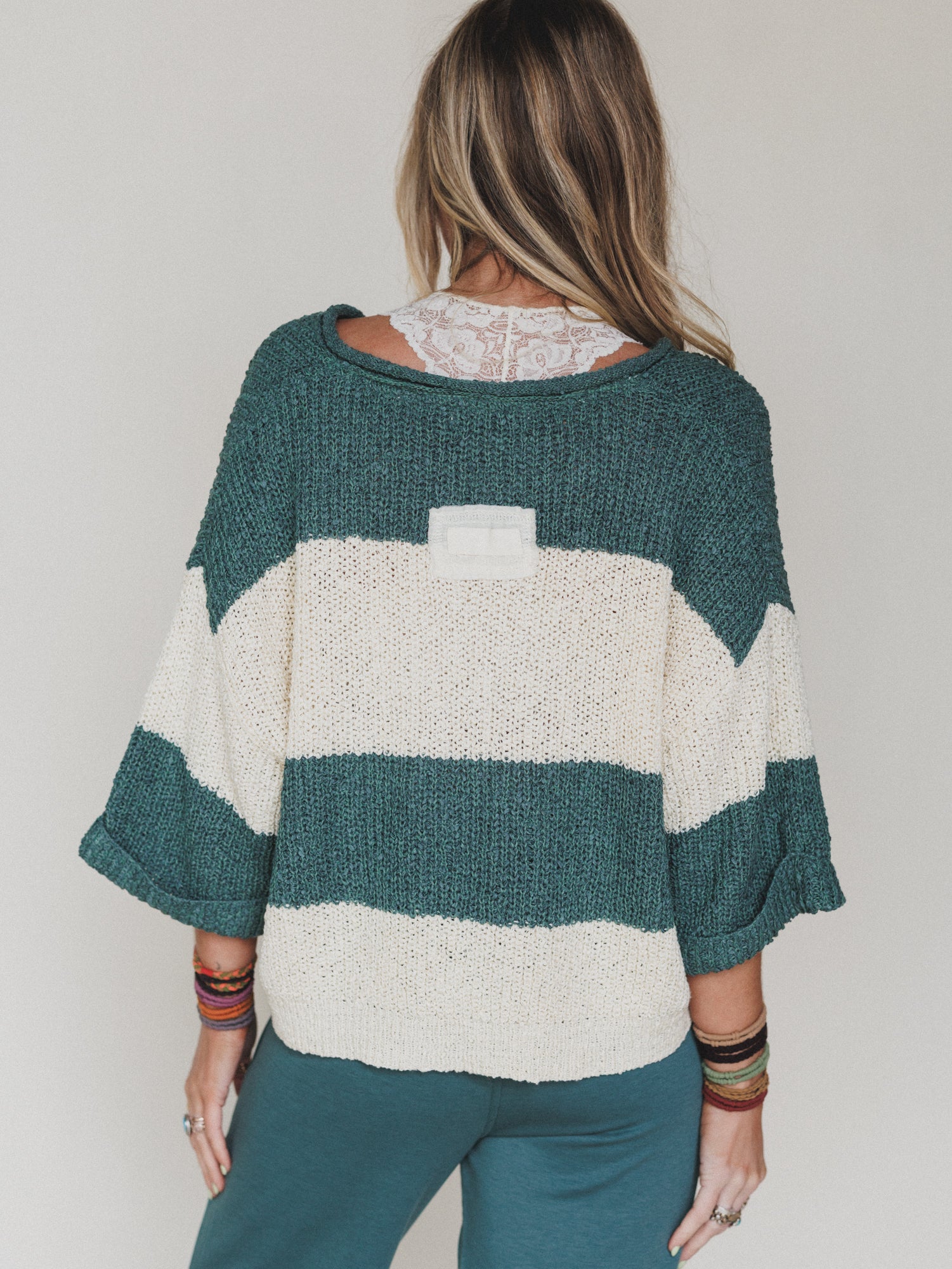 Sandy Stripes Sweater - Ash Jade - Image 3