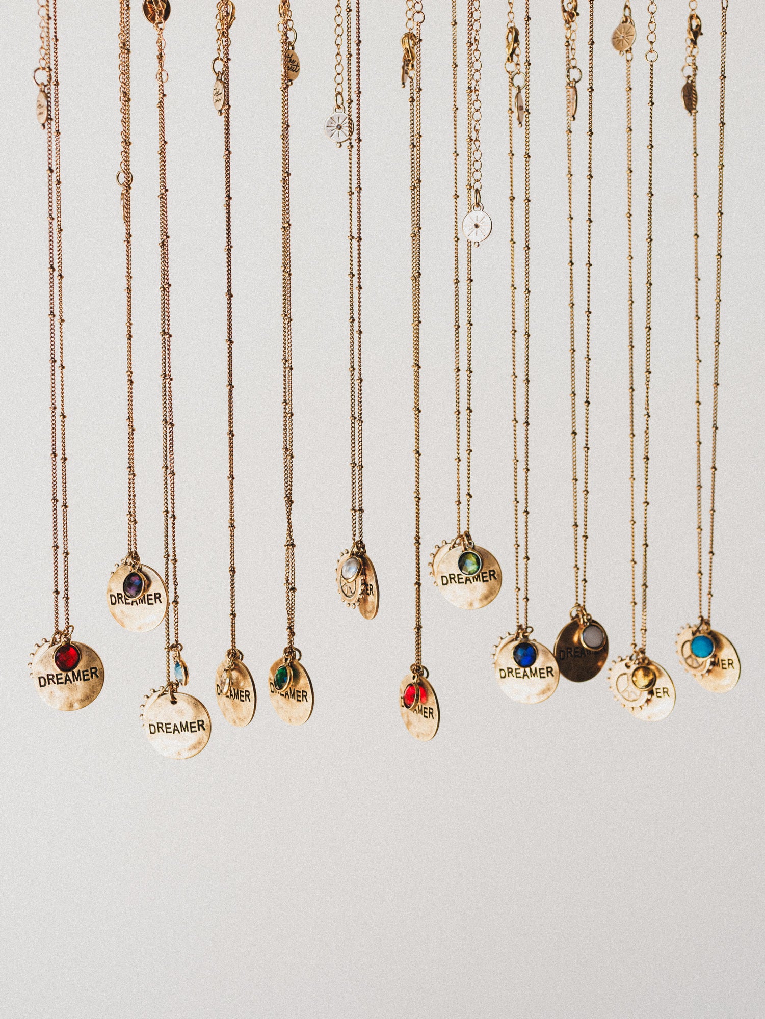 April Dreamer Birthstone Necklace - Diamond - Image 3