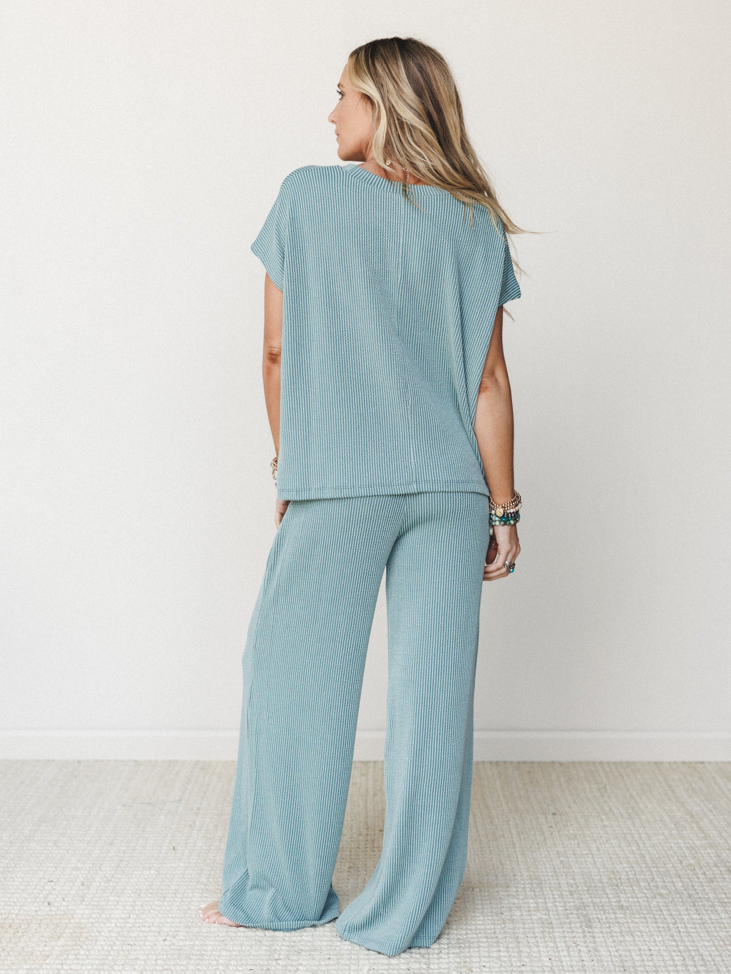 Set On It Pant And Tee Set - Jade - Image 7