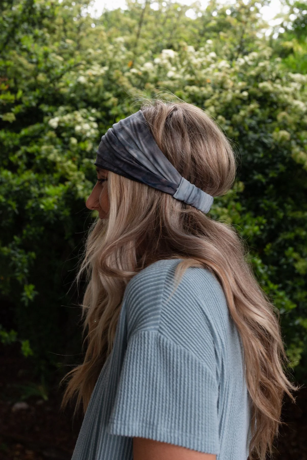 Shimmy Tie Dye Headband - Charcoal - Image 6