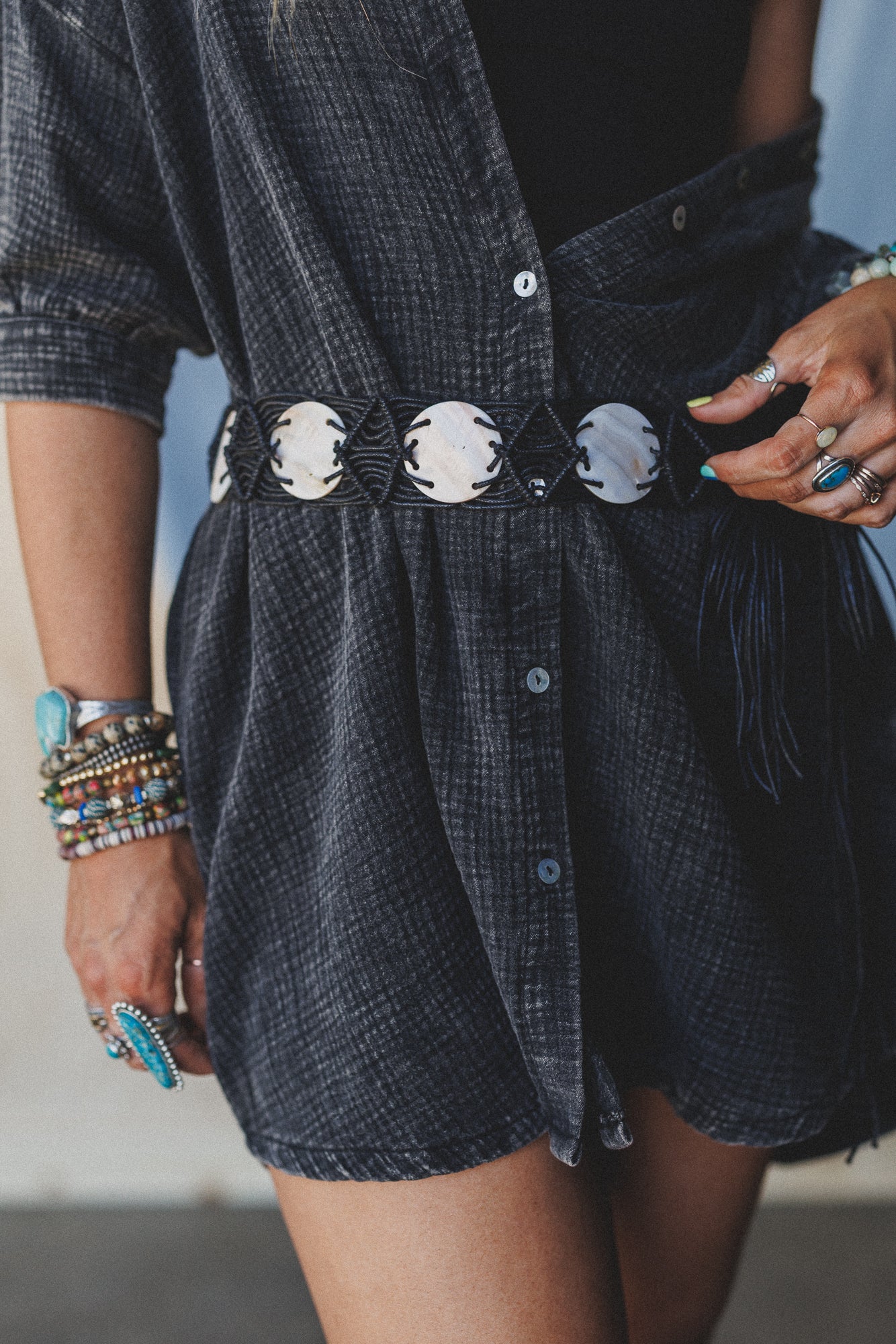 Shoreline Finds Belt - Black