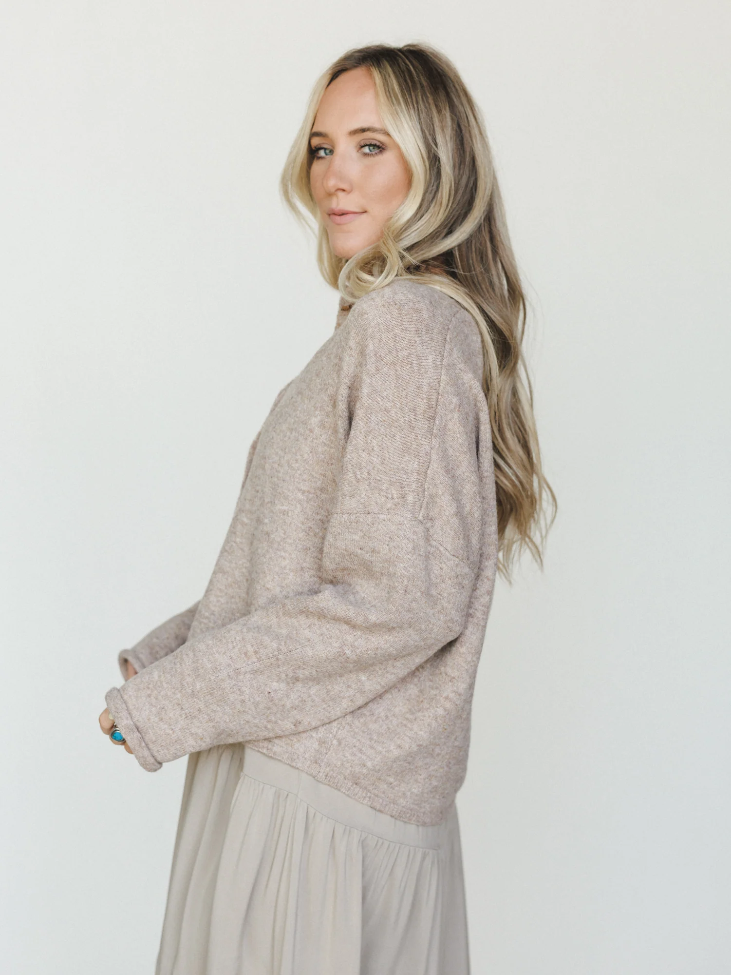 Simply There Cardigan - Mocha - Image 4