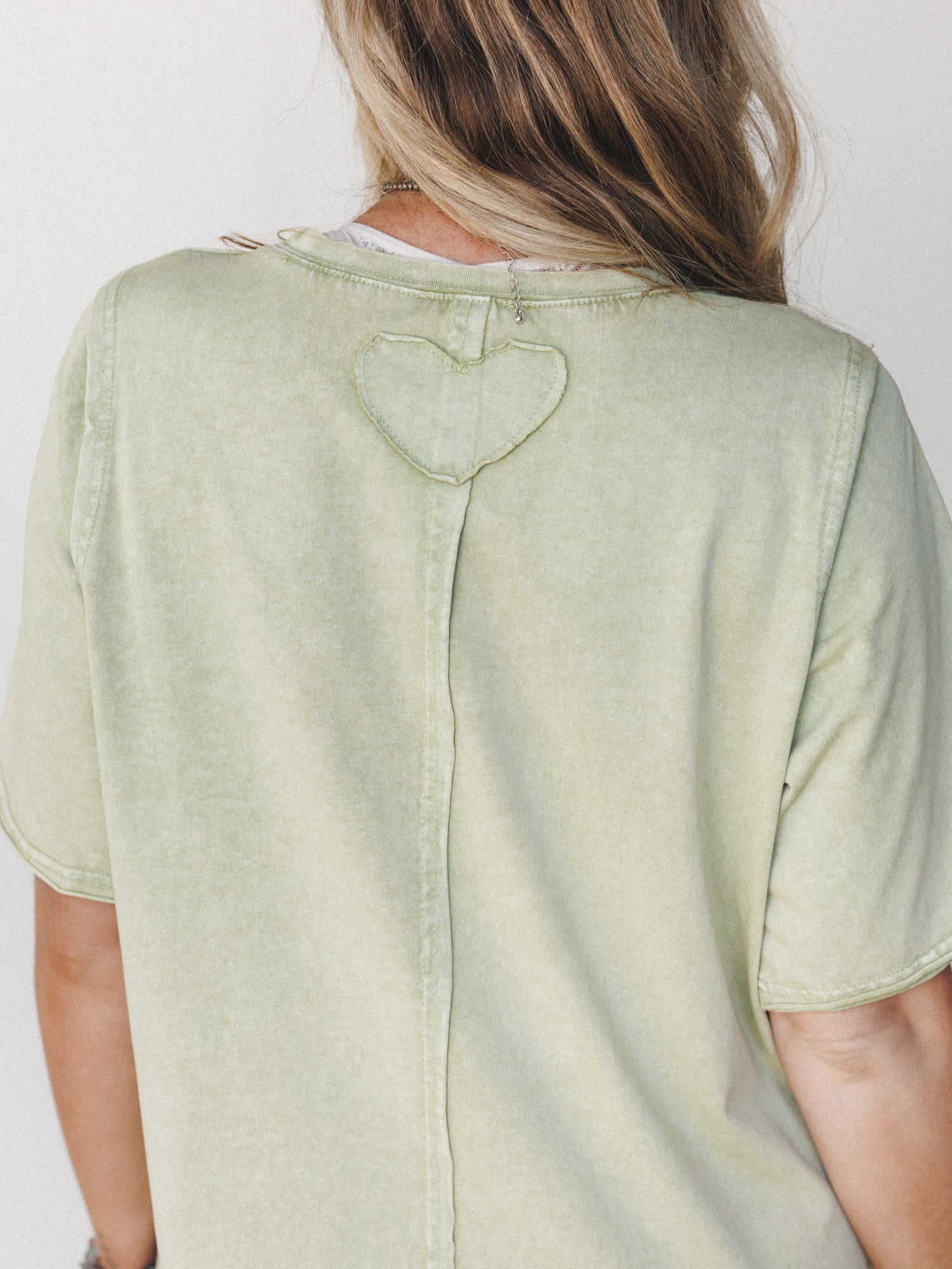 Skye Maxi Tee Dress - Sage - Image 3