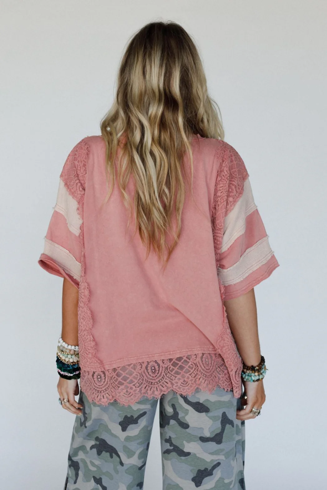 Slumber Party Patchwork Top - Pink - Image 3