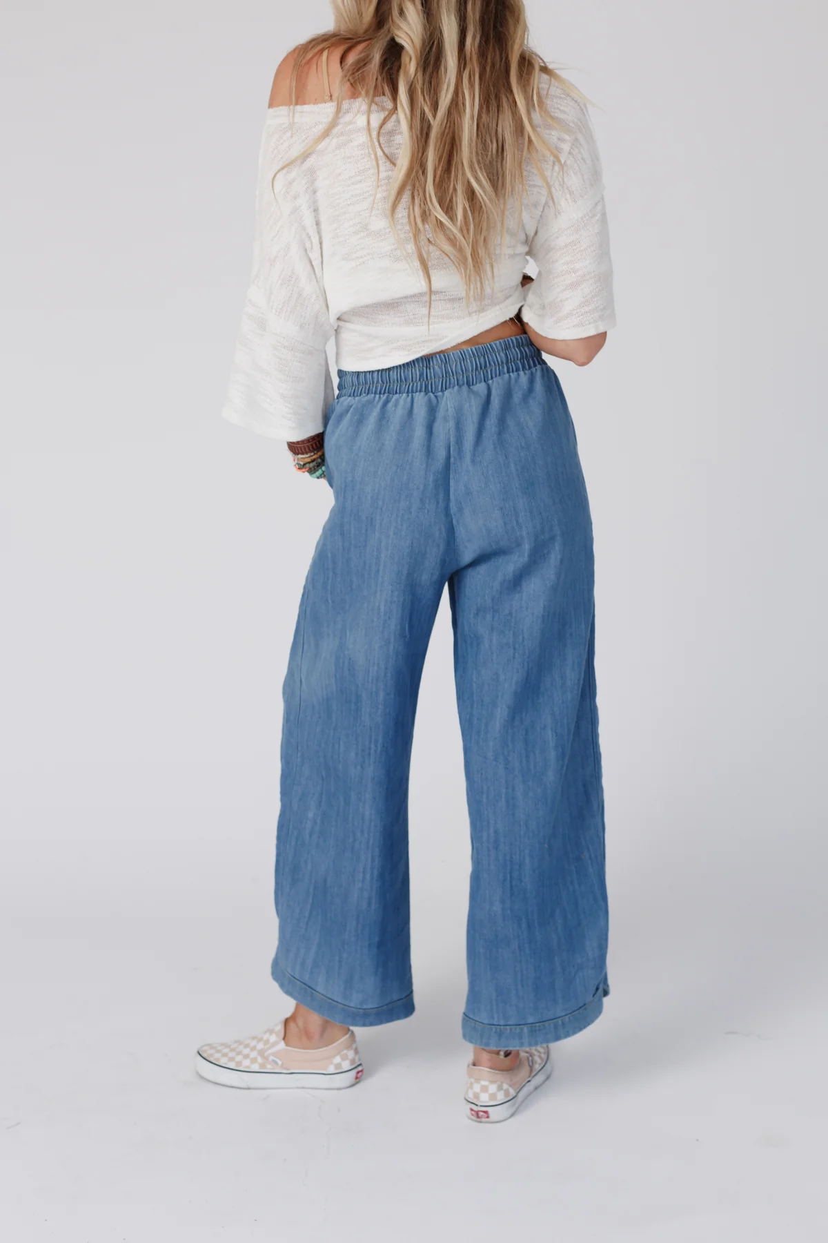 So Comfy Wide Leg Denim Pant - Denim - Image 5