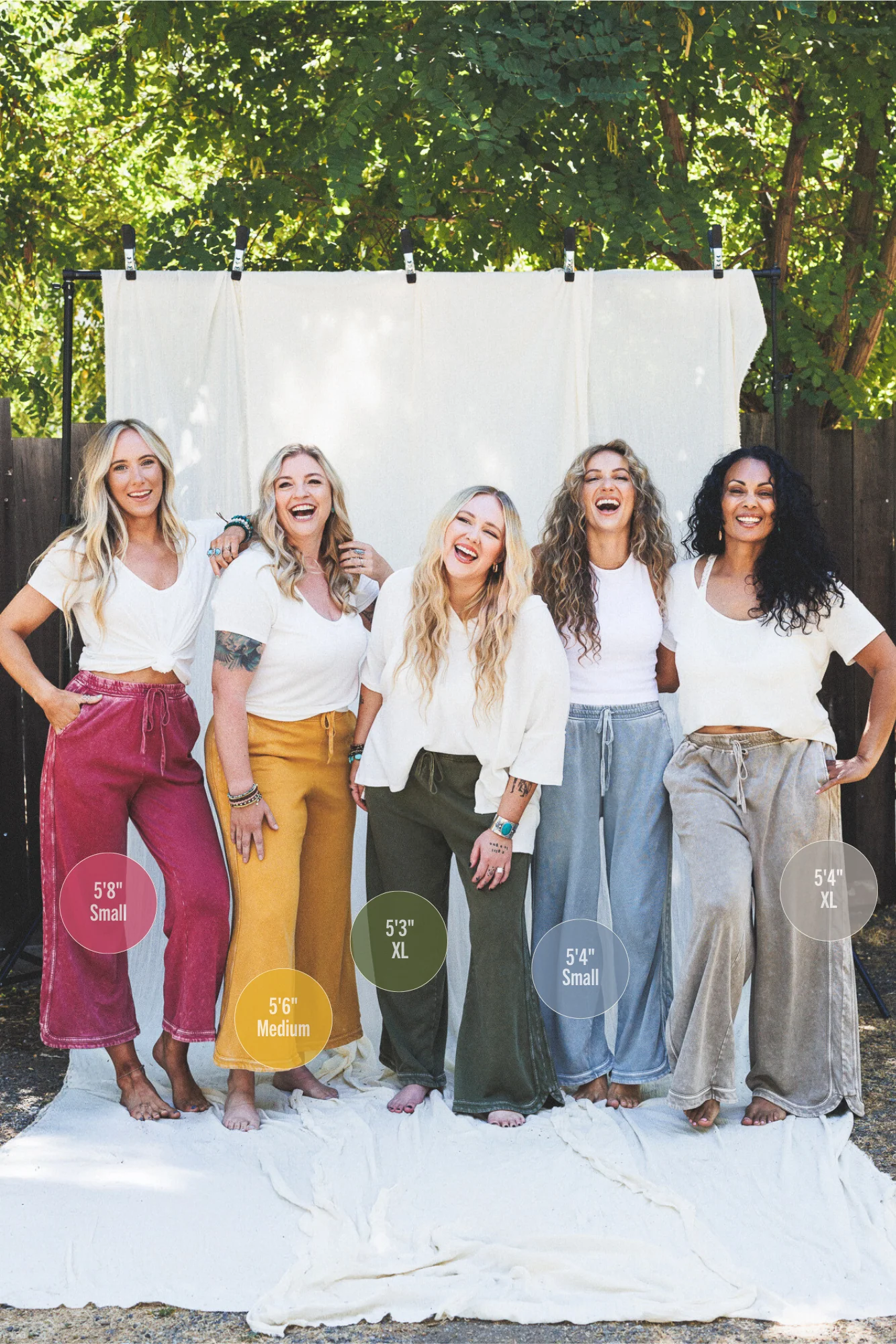 So Comfy Wide Leg Pant Cropped Length - Faded Rust - Image 5
