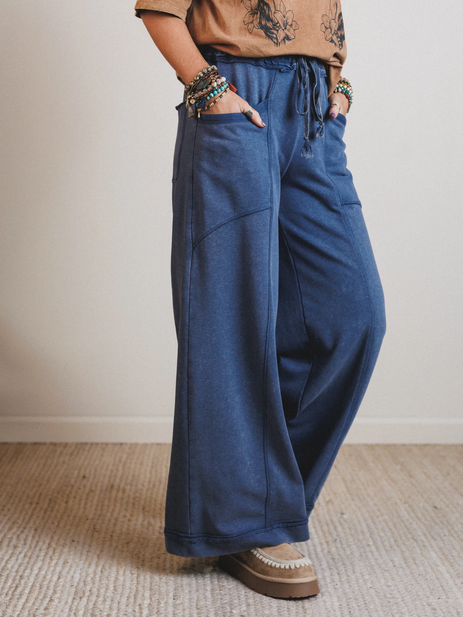 Soft Comfort Lounge Pants - Denim