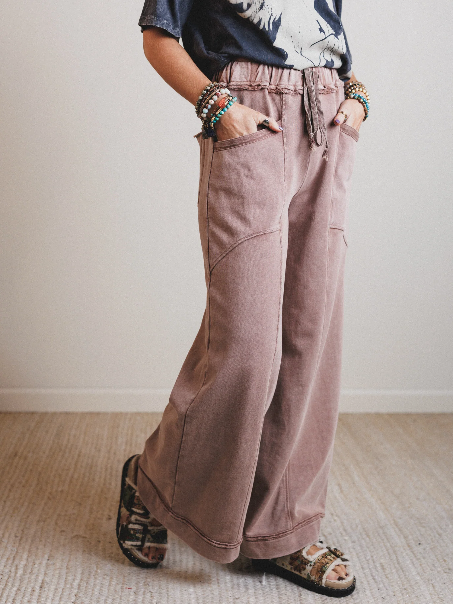 Soft Comfort Lounge Pants - Hazelnut - Image 2