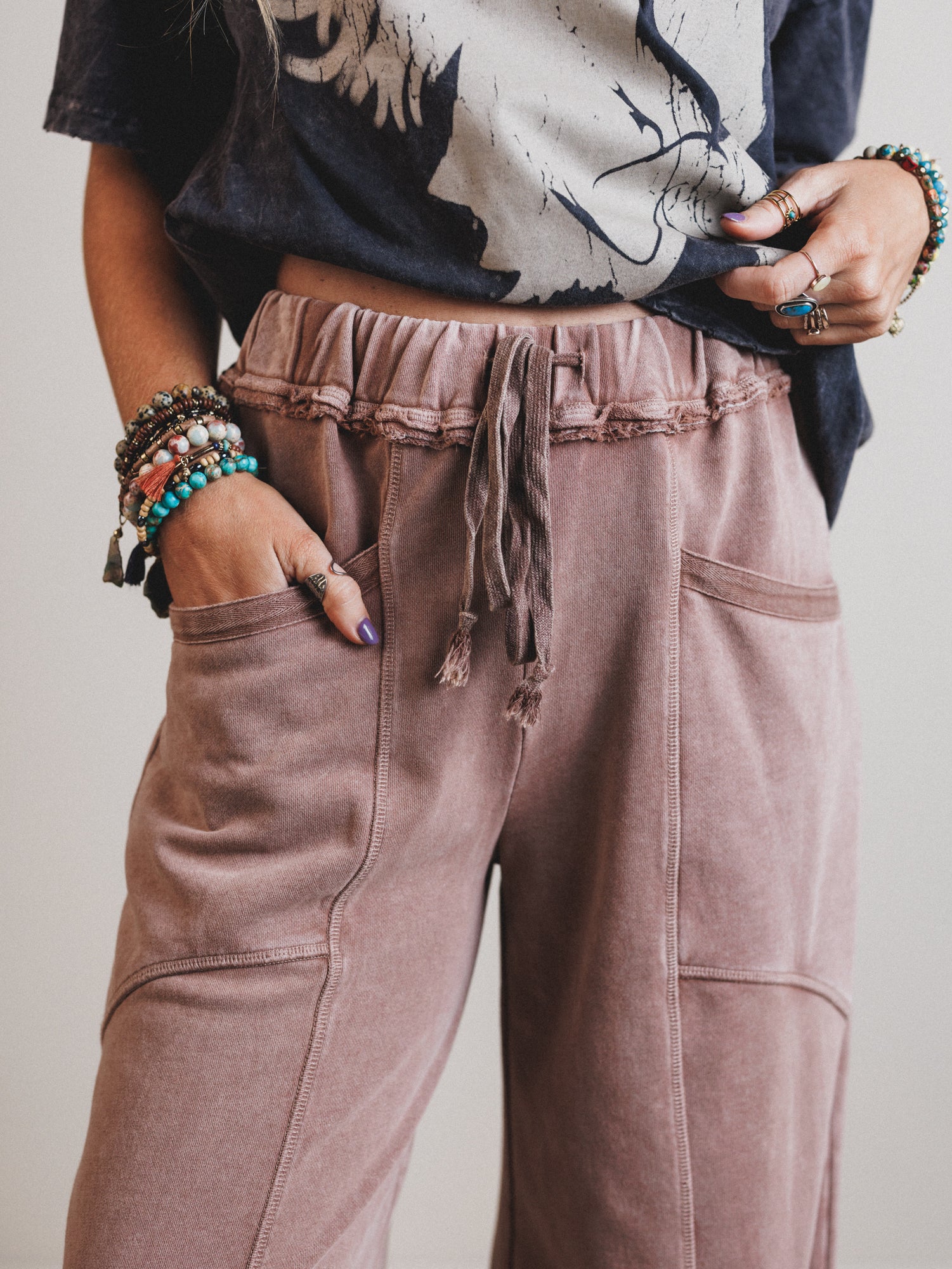 Soft Comfort Lounge Pants - Hazelnut - Image 3
