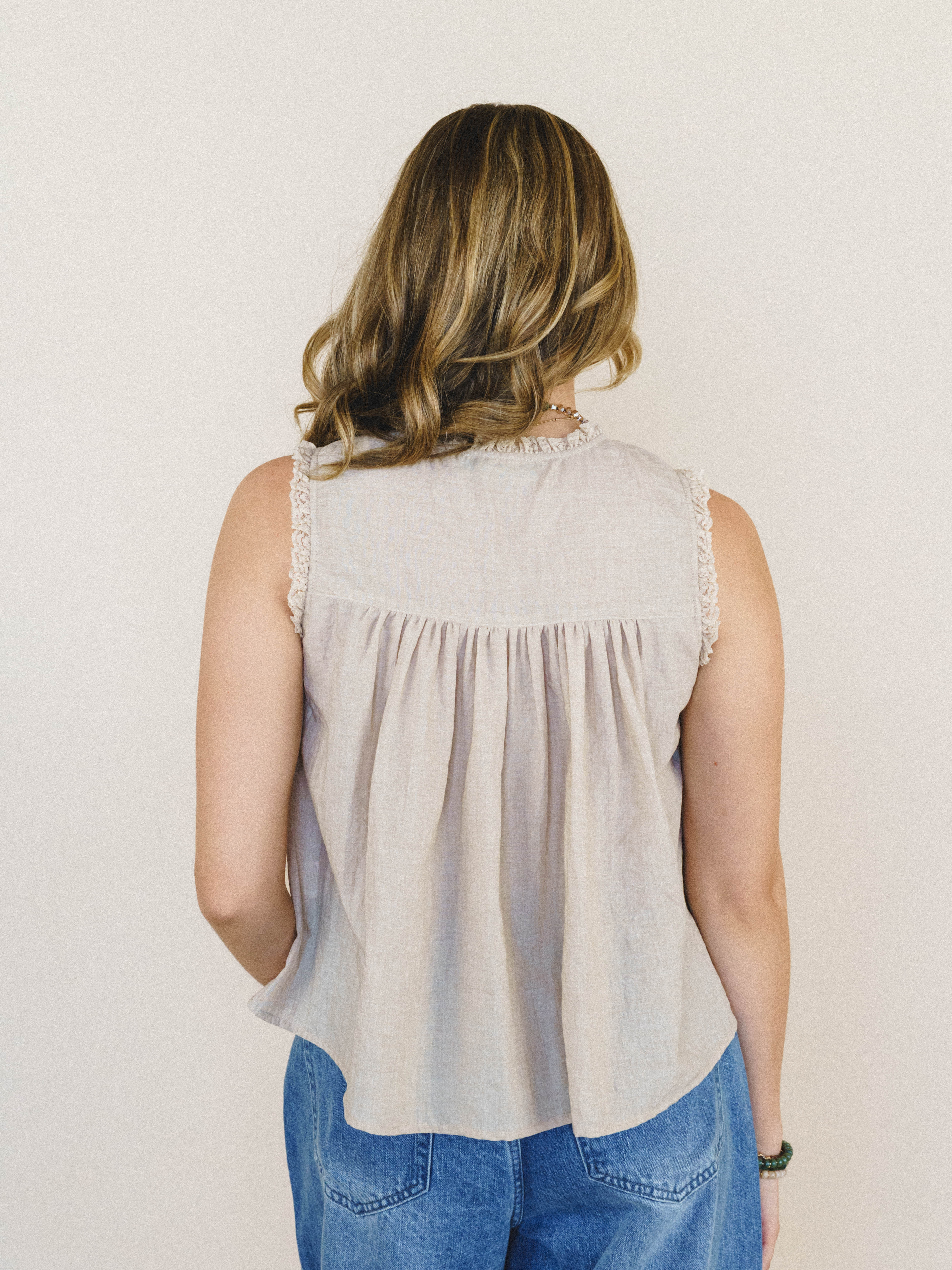 Soft Light Top - Oatmeal - Image 3