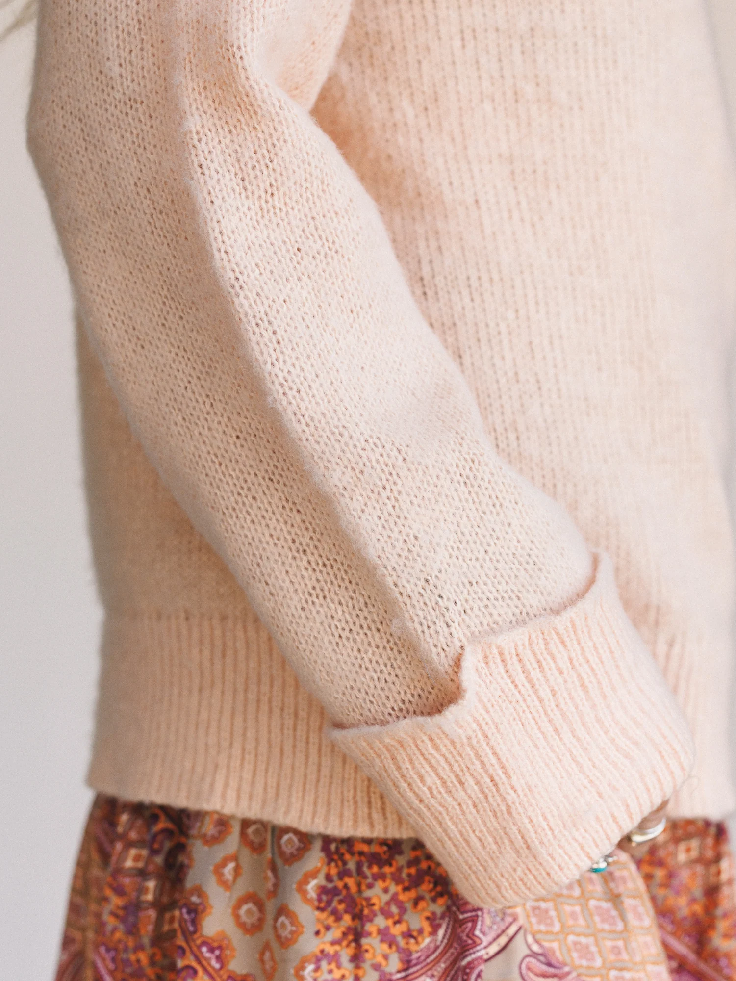 Soft Story Sweater - Peach - Image 3
