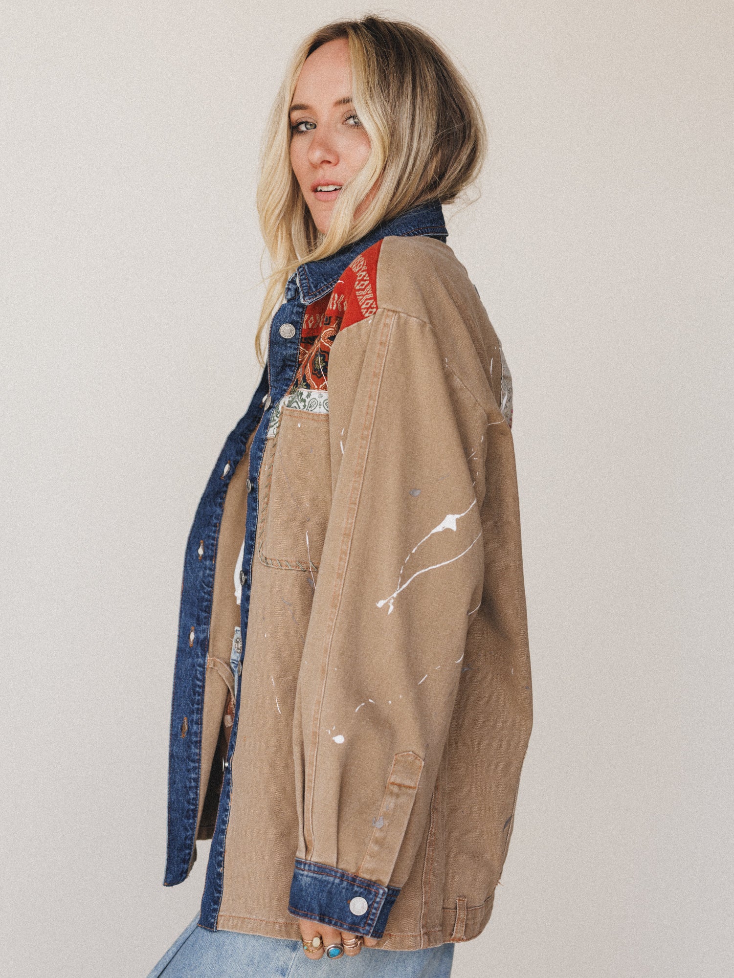 Sol Shine Button Down Top - Mocha - Image 6