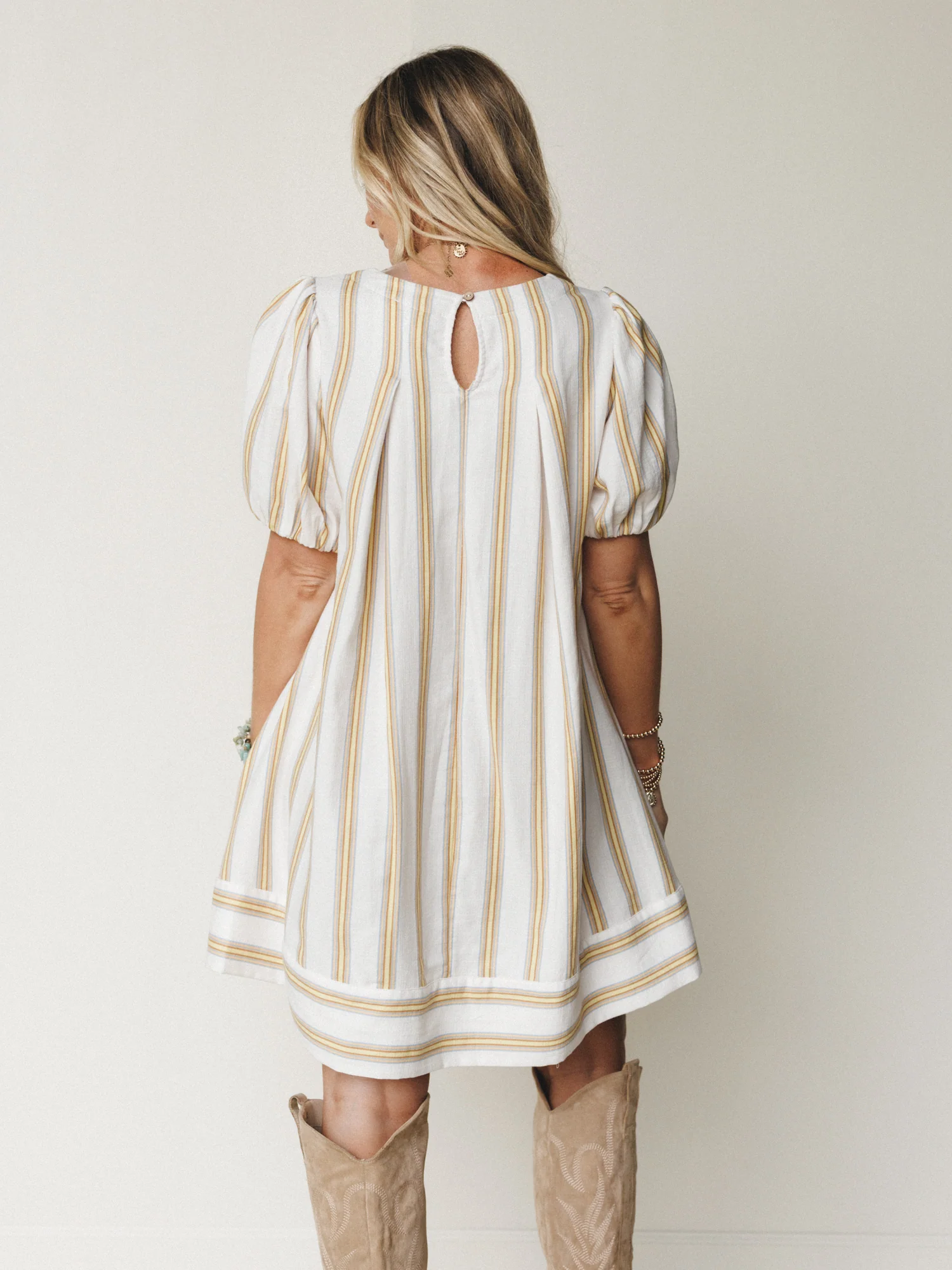 Solar Flare Dress

 - Oatmeal - Image 5