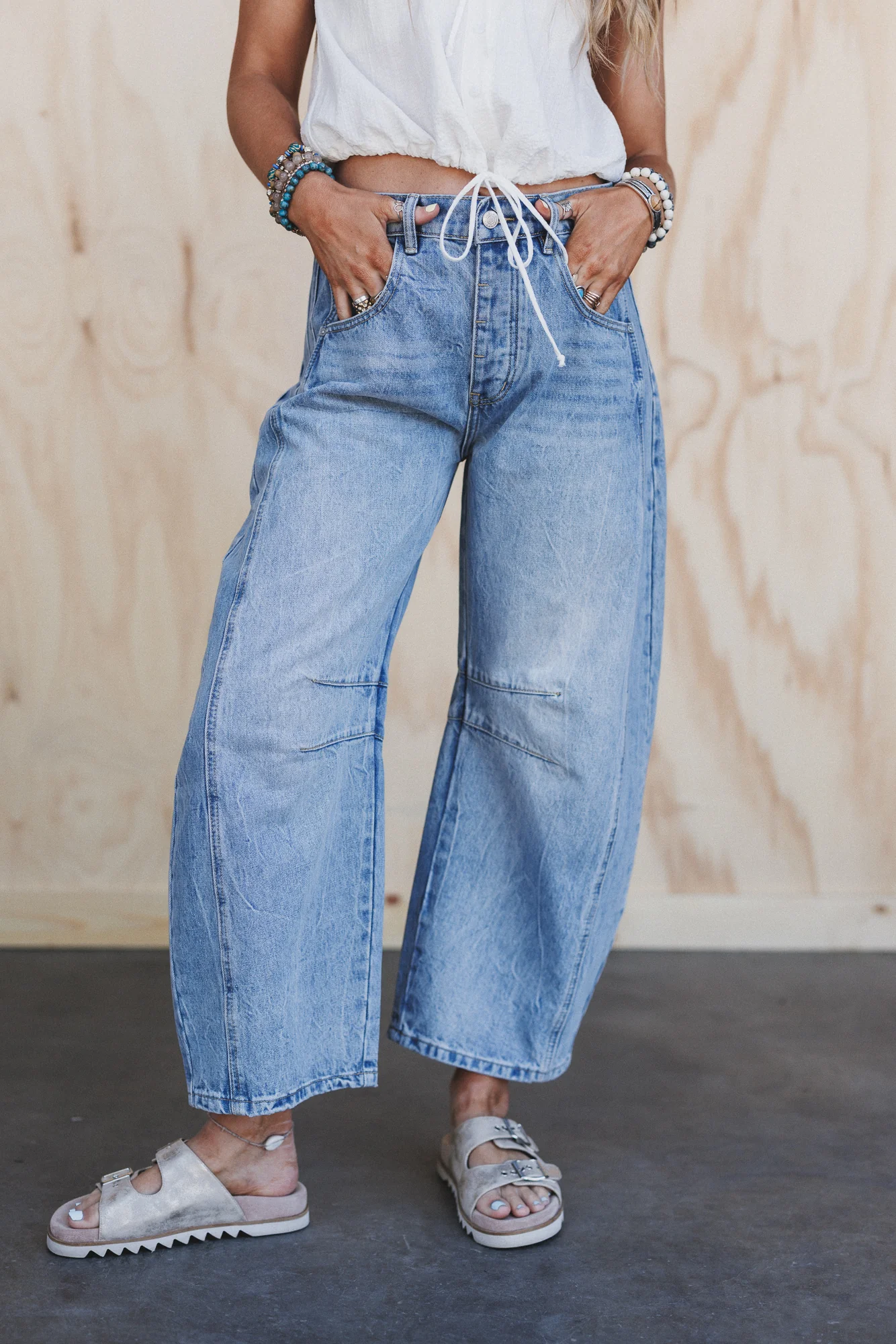 Somerton Barrel Jeans - Denim - Image 3