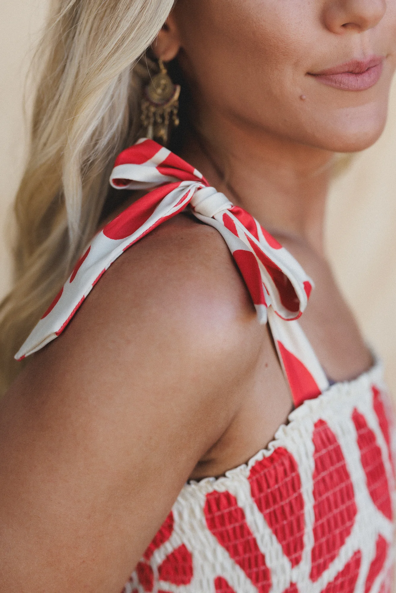 Soul Caravan Printed Jumpsuit - Red - Image 3