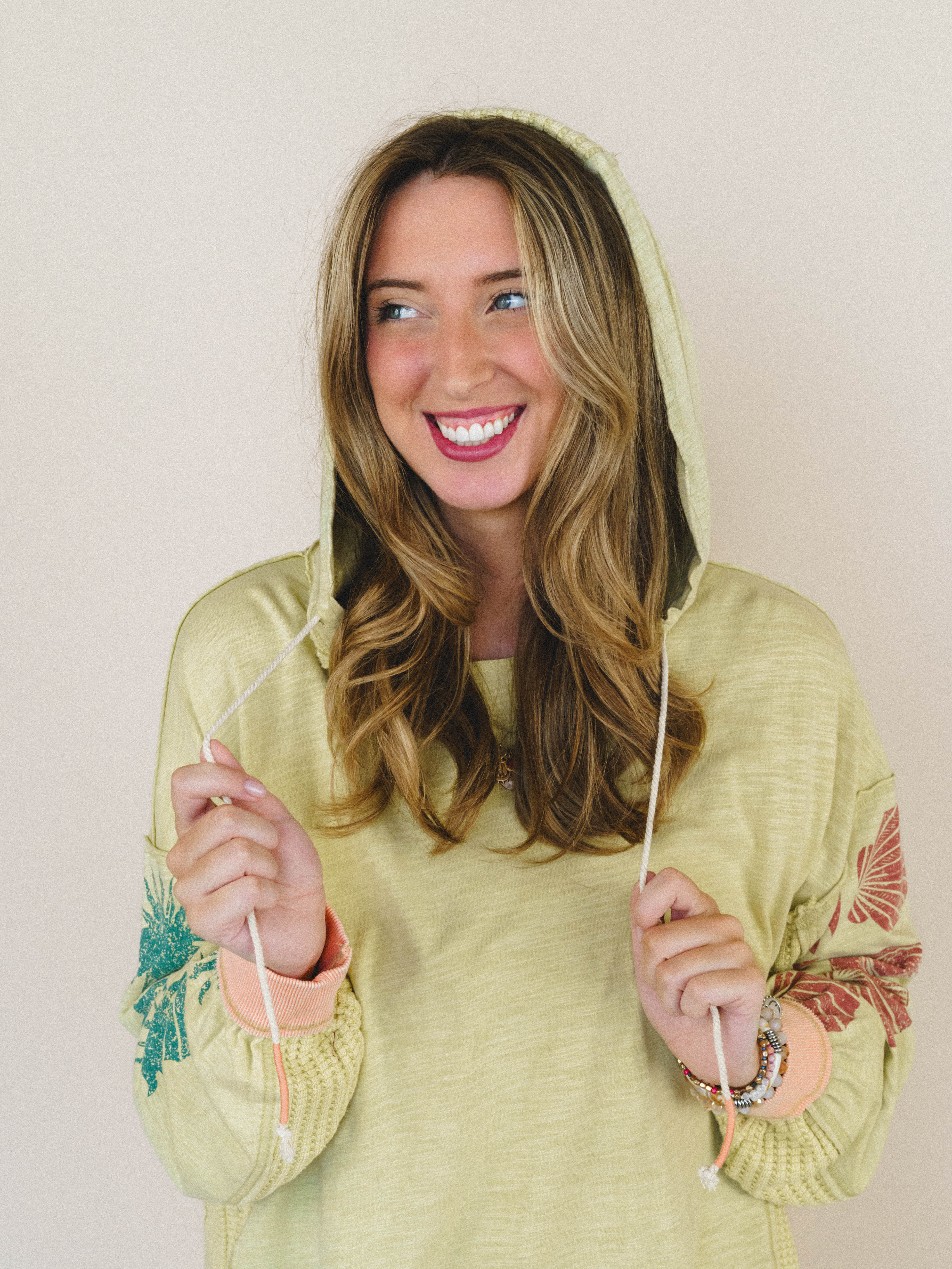 South Beach Sands Hoodie Pullover - Pear - Image 3
