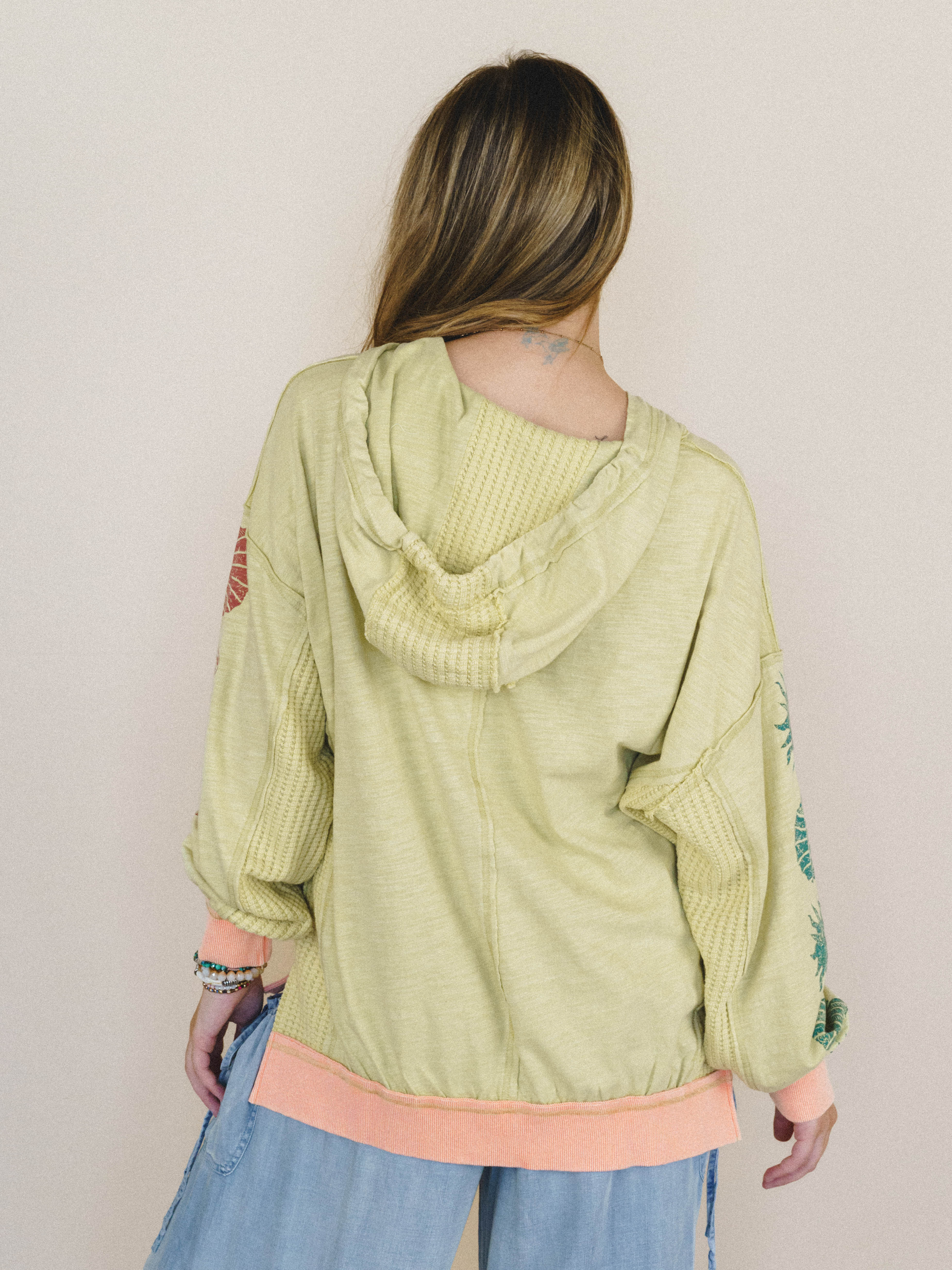 South Beach Sands Hoodie Pullover - Pear - Image 4