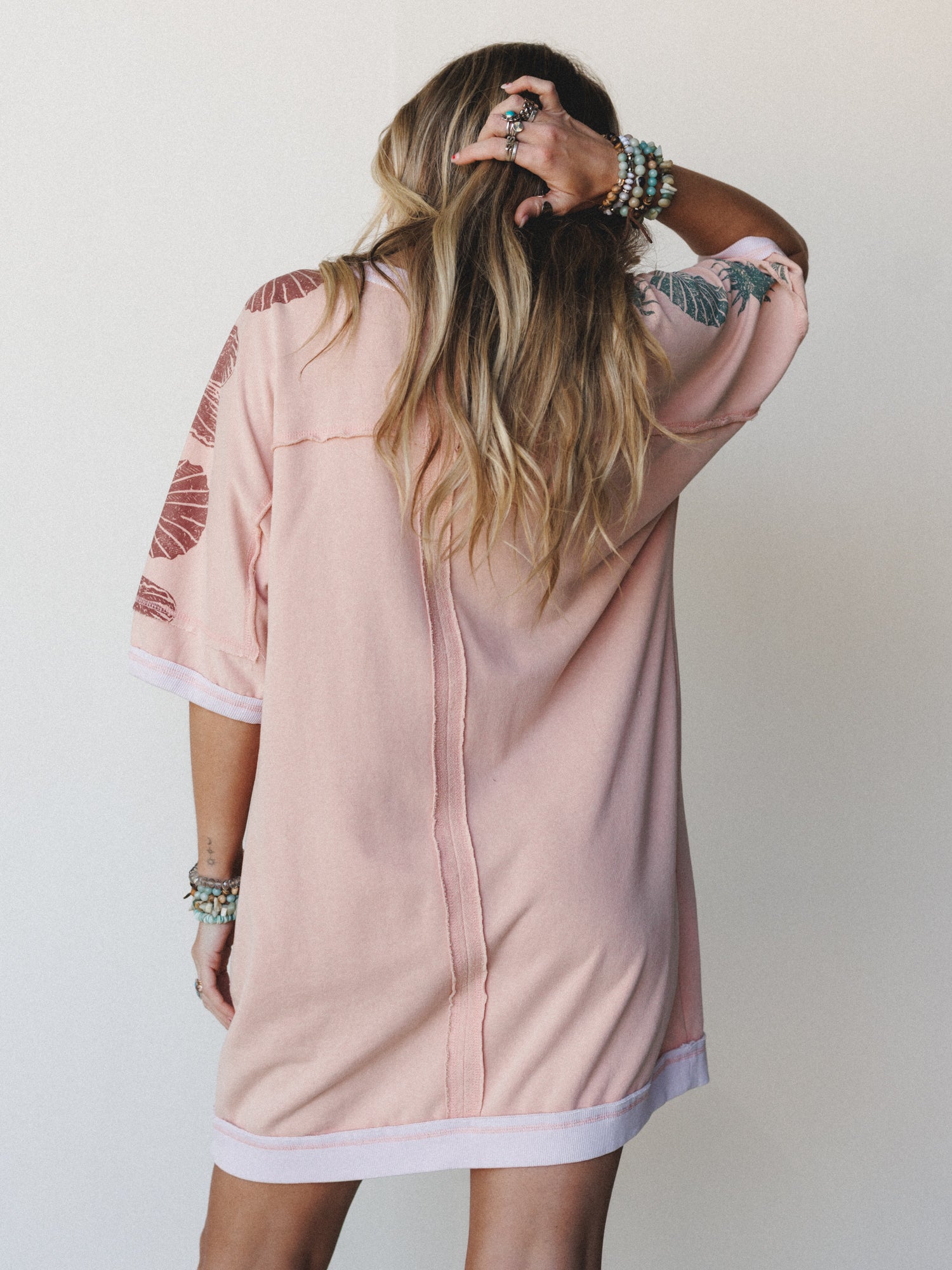 South Beach Sands Tee Dress - Blush - Image 5