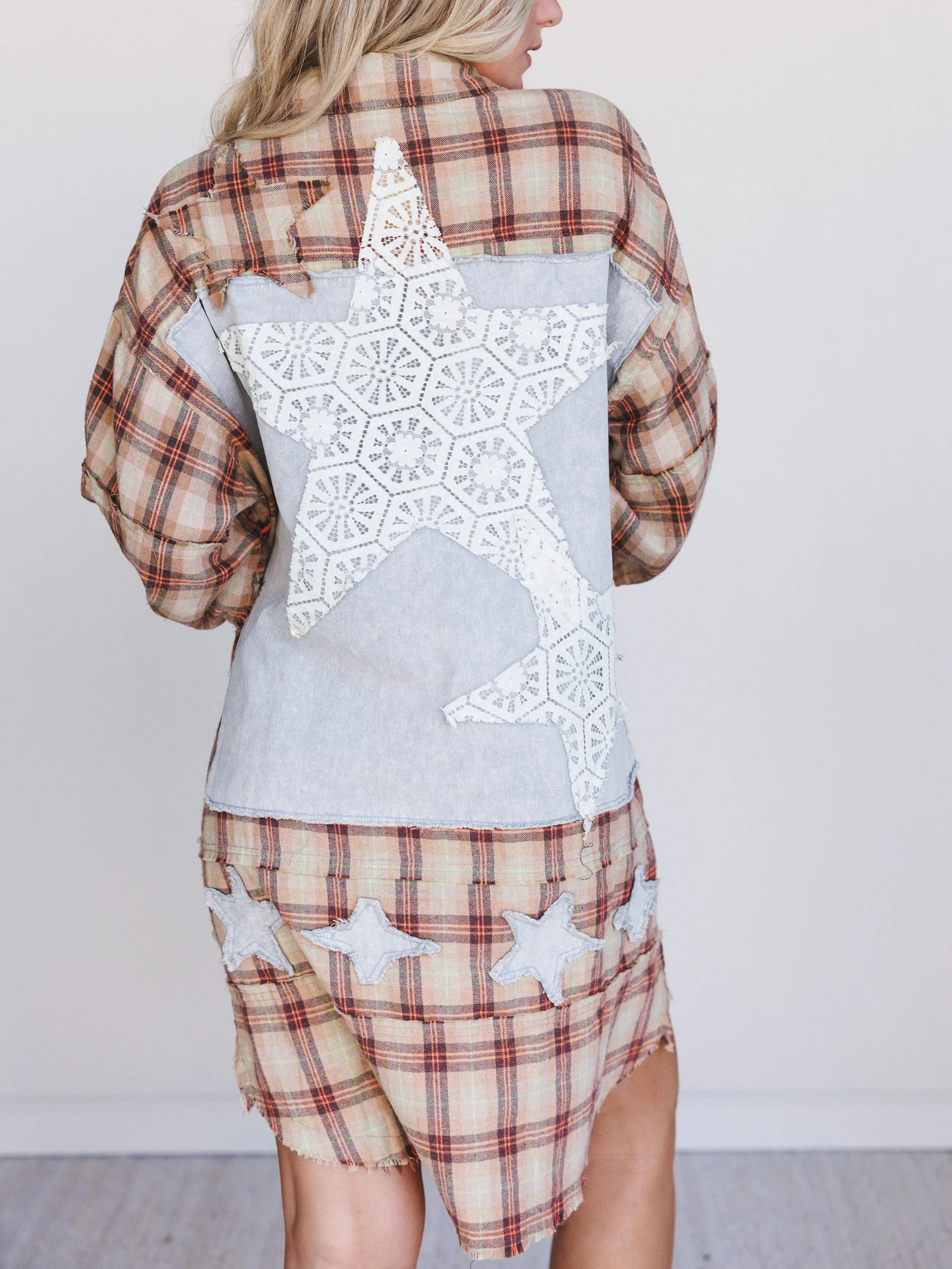 Southern Twilight Button Down Dress - Orange - Image 2