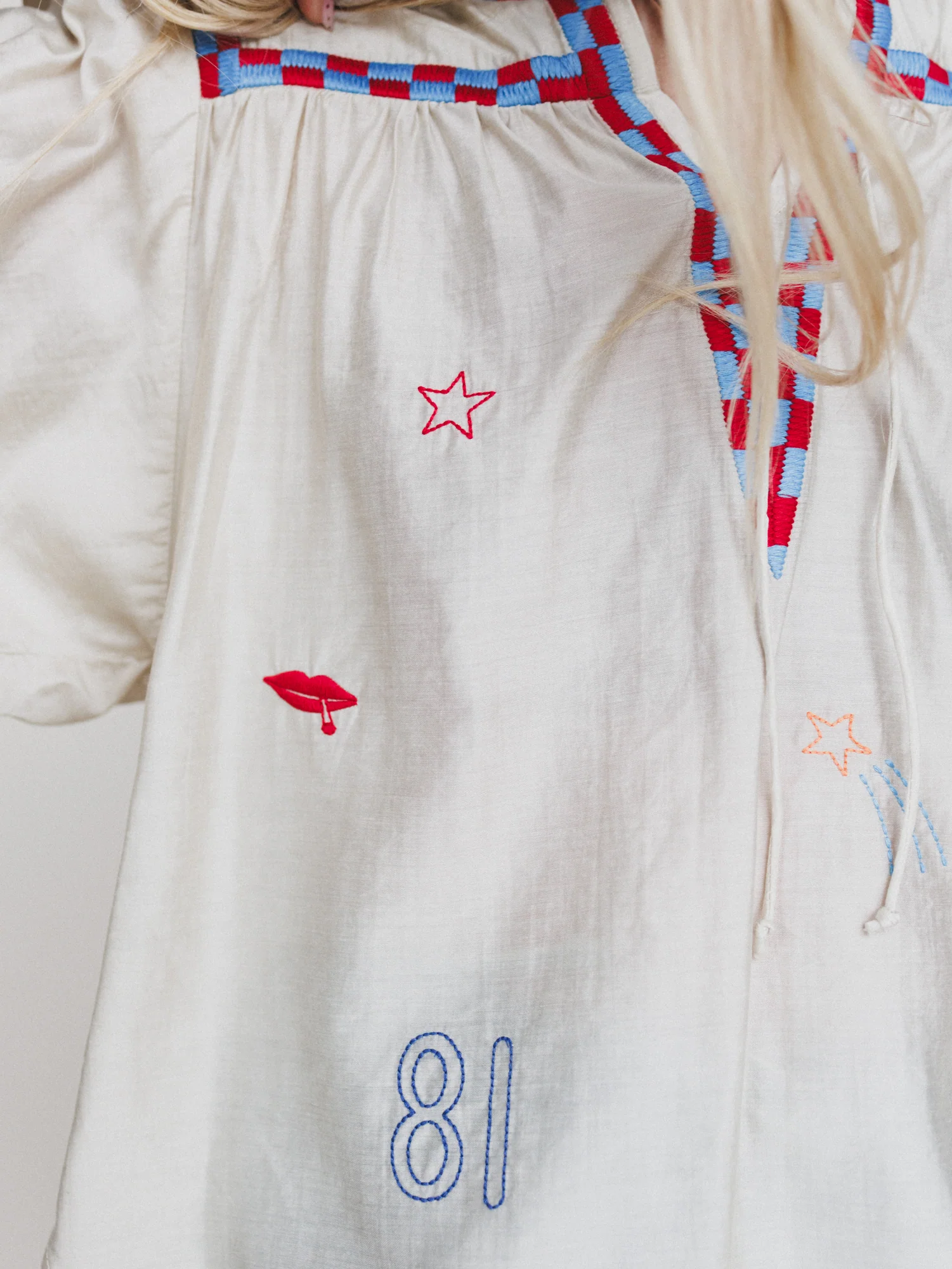 Spring is Here Blouse - Ivory - Image 7