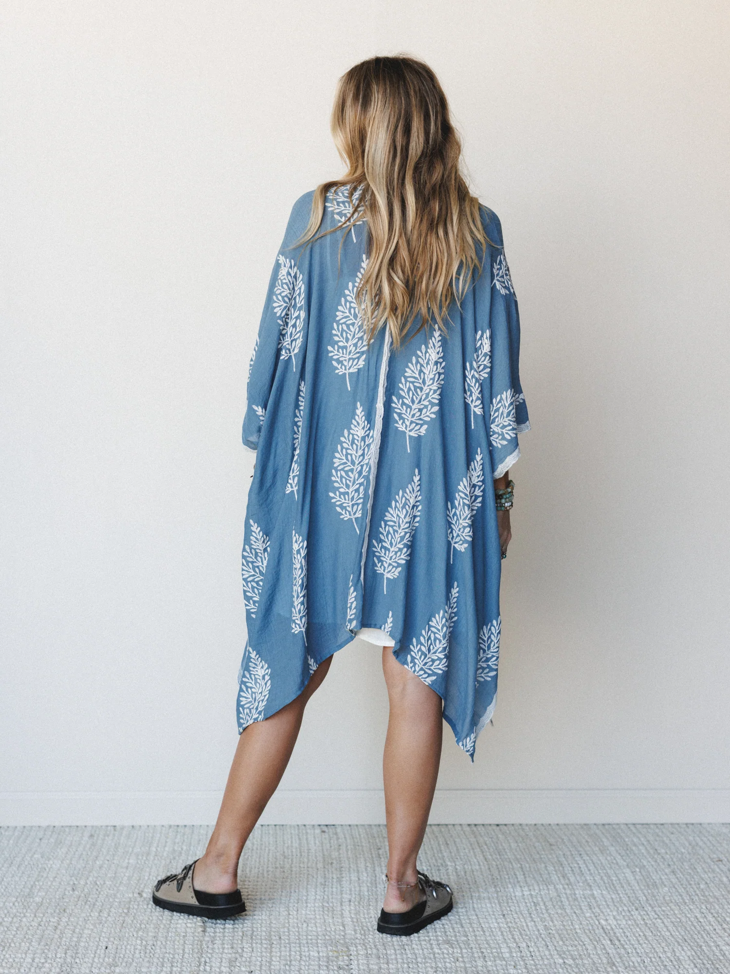 Spring Meadow Kimono - Blue - Image 5