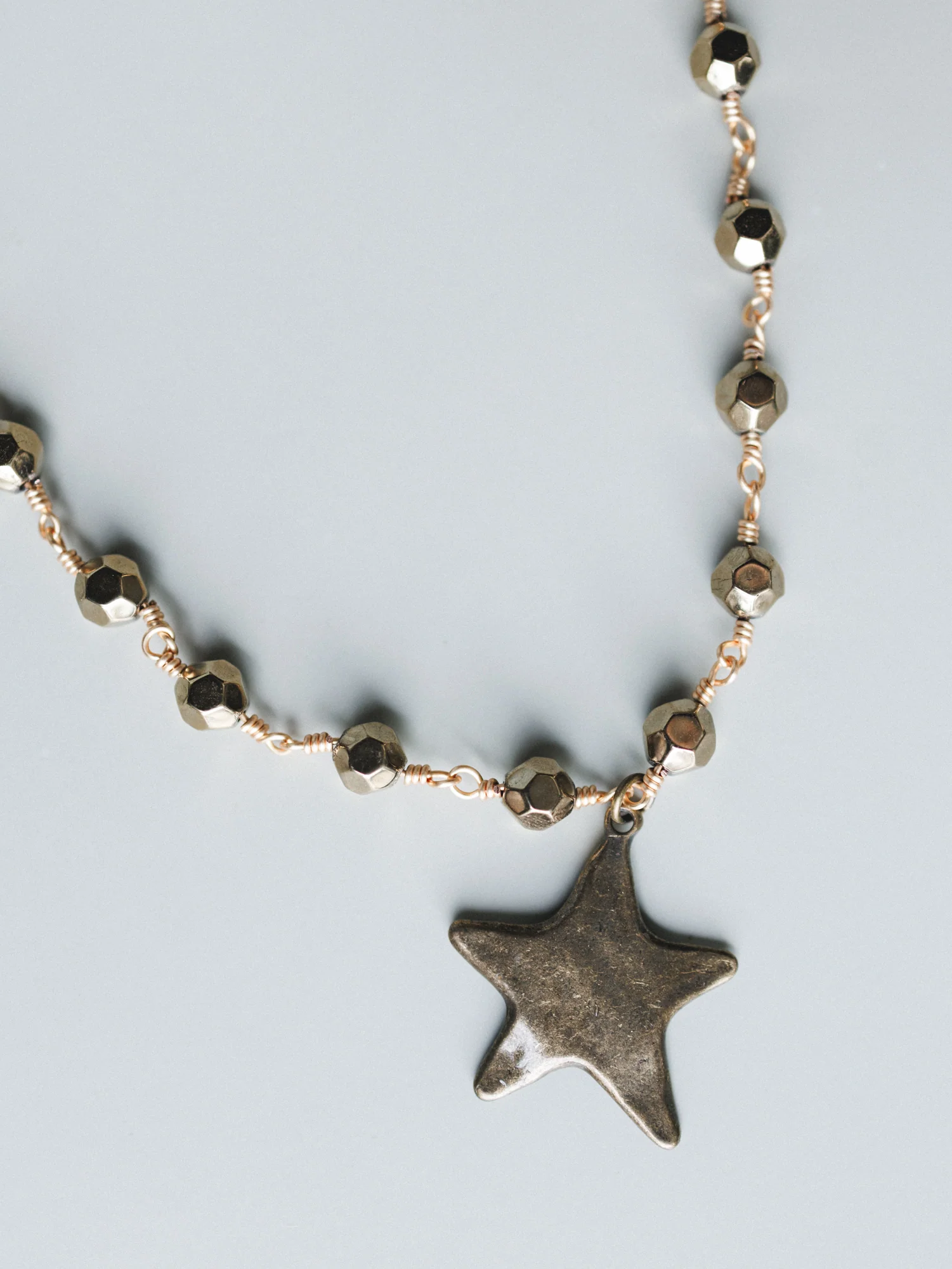 Star Dust Necklace - Bronze - Image 5