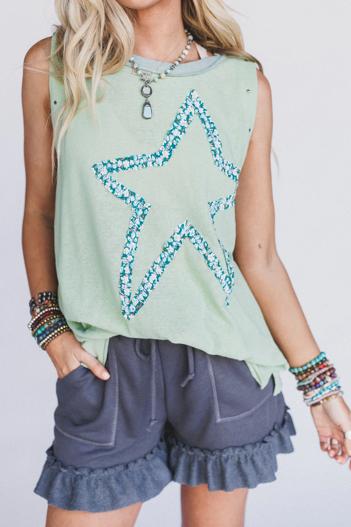 Star Gazer Tunic - Matcha - Image 5