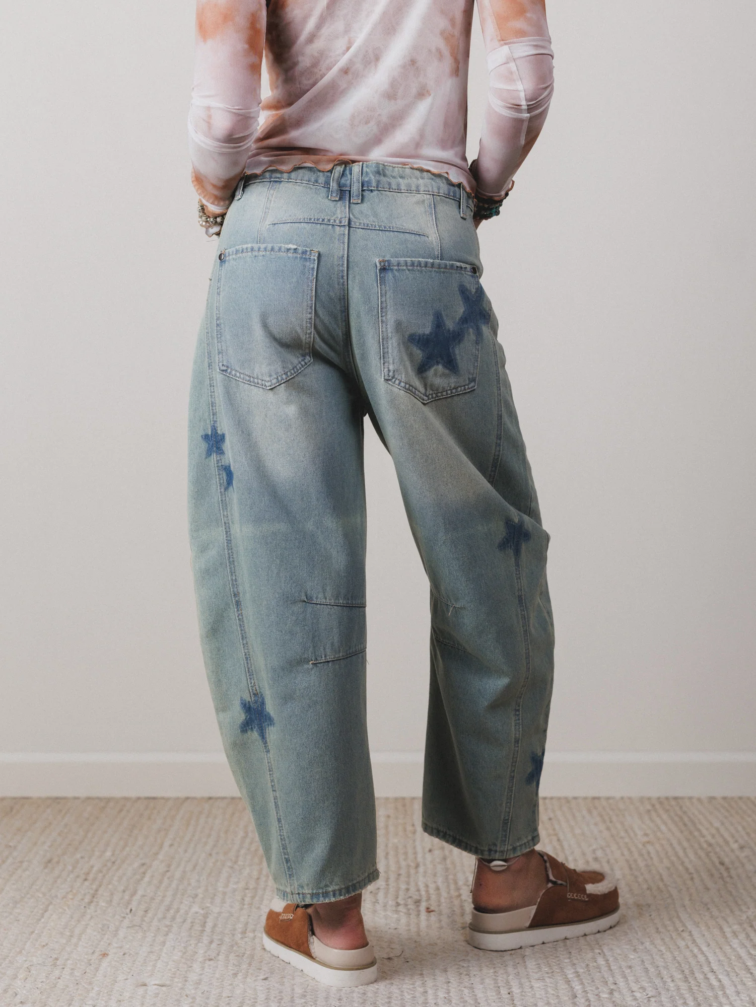 Star Walk Barrel Jeans - Denim - Image 5