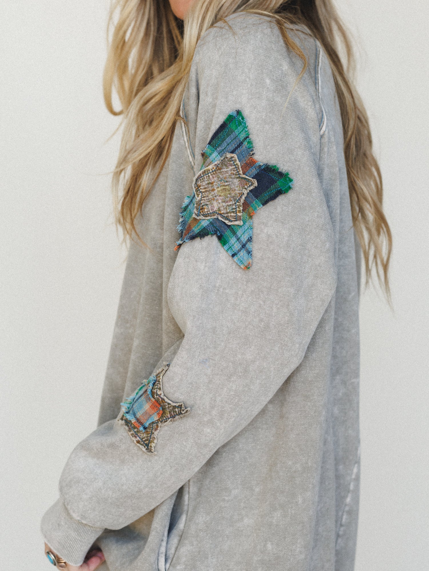 Starfall of Wonder Long Sleeve Dress
- Ash - Image 3