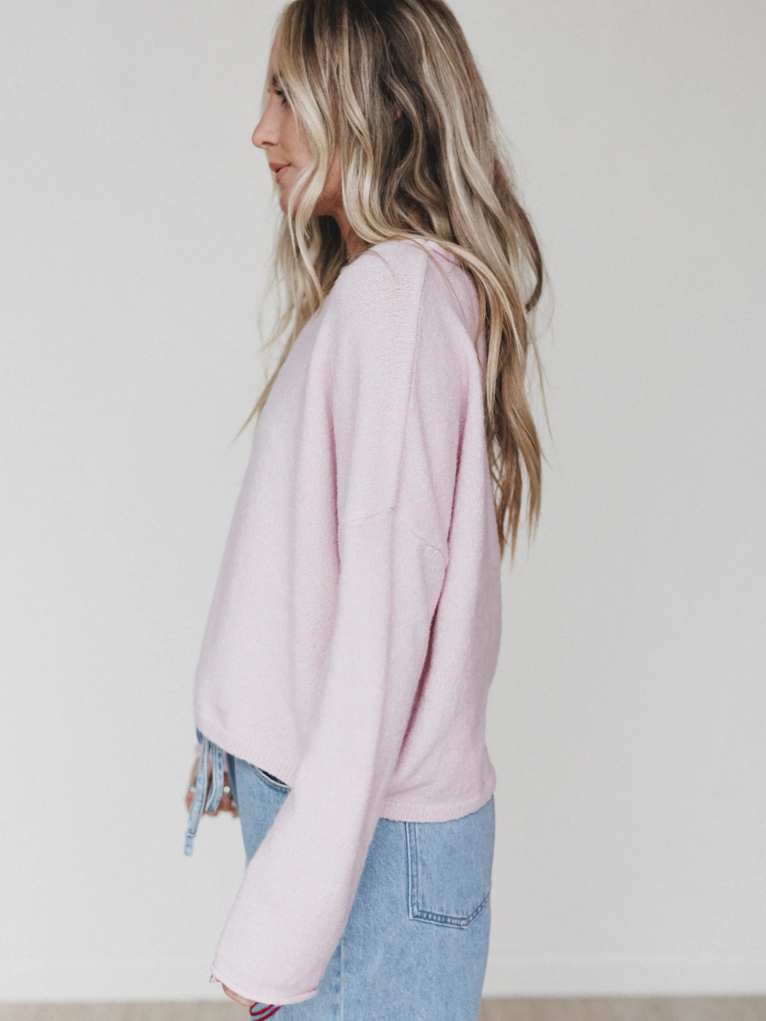Still Mornings Sweater - Baby Pink - Image 3