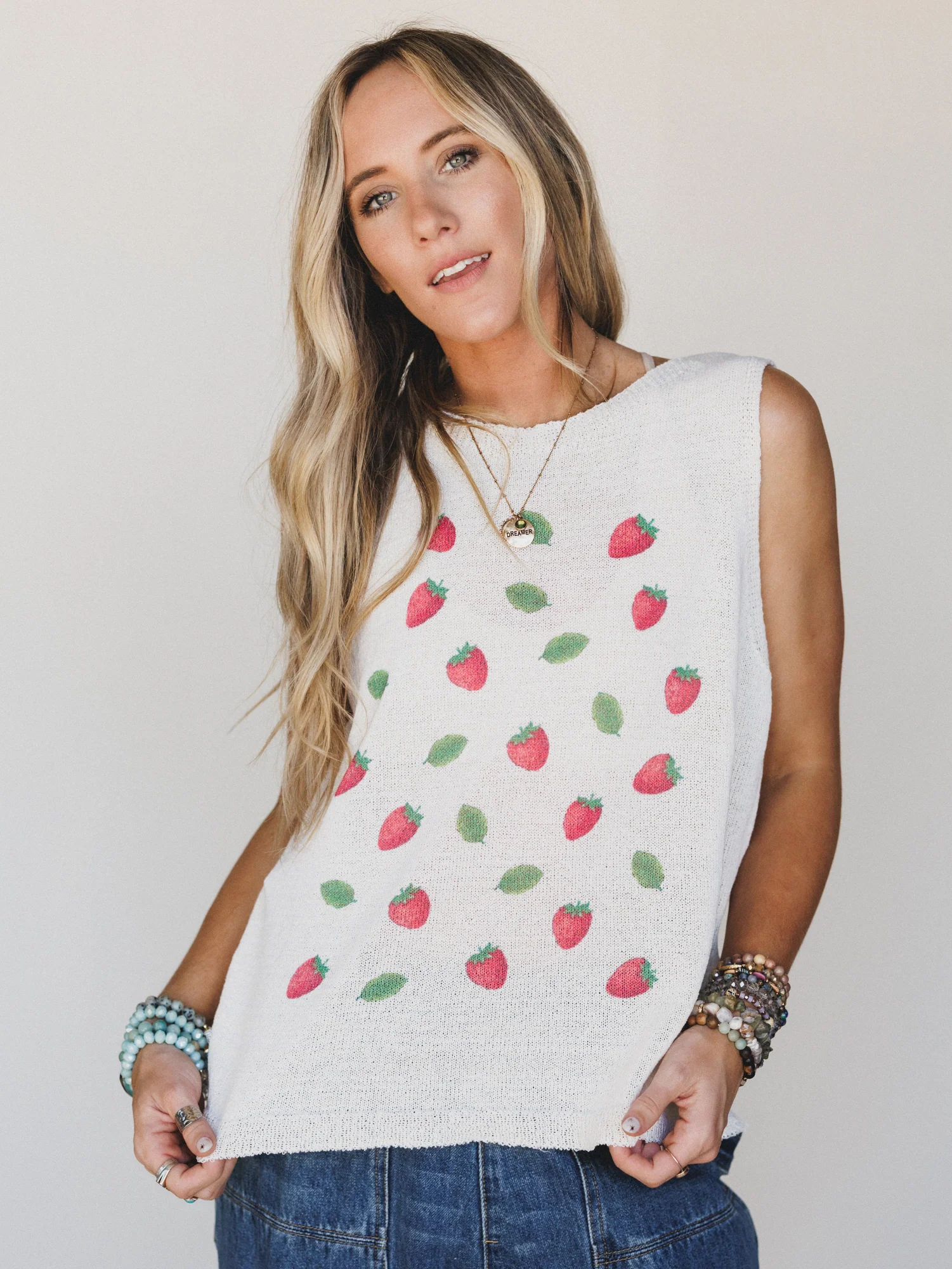 Strawberry Festival Tank - Natural - Image 2