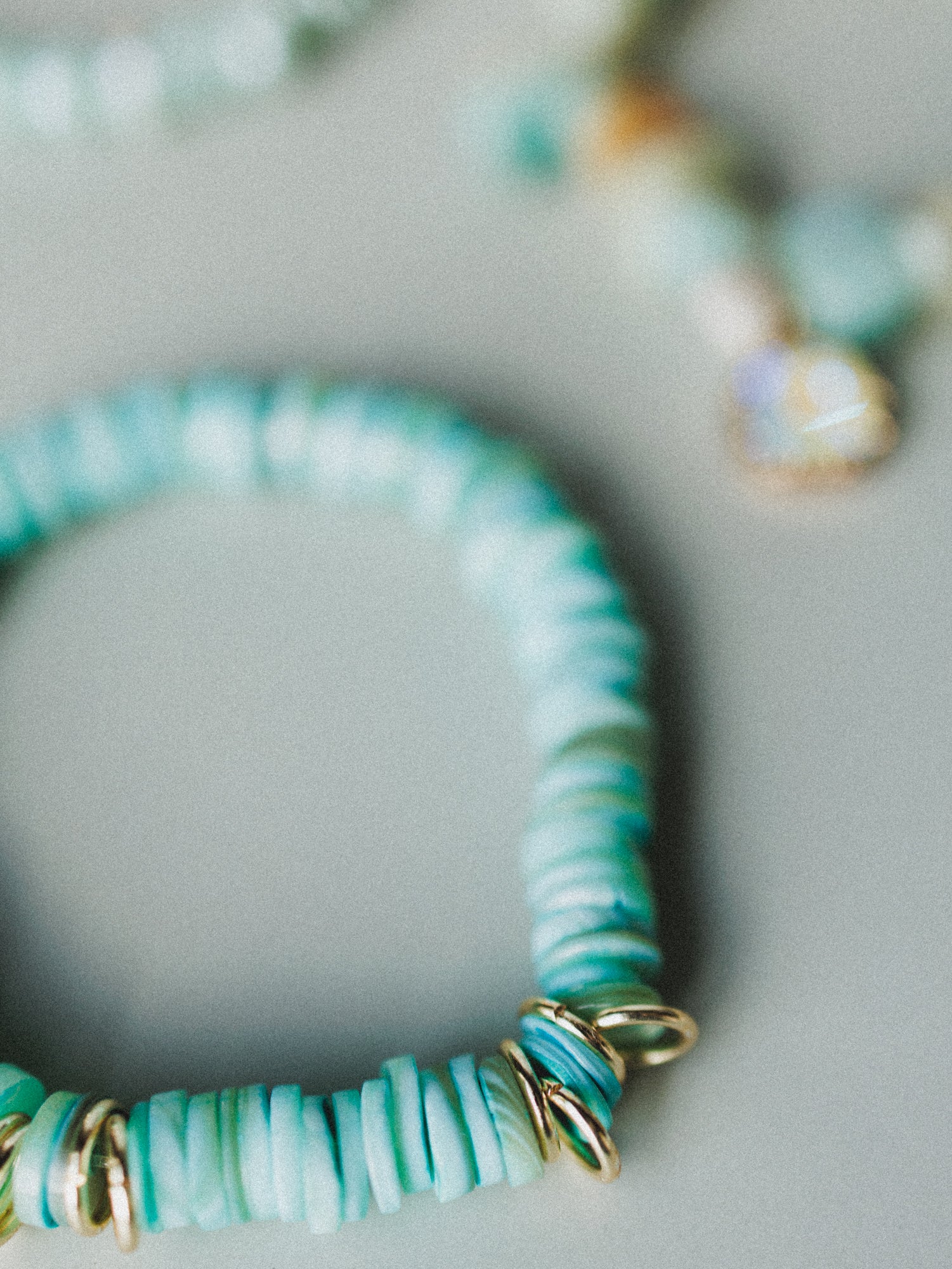 Summer Glow Beaded Bracelets - Aqua - Image 5