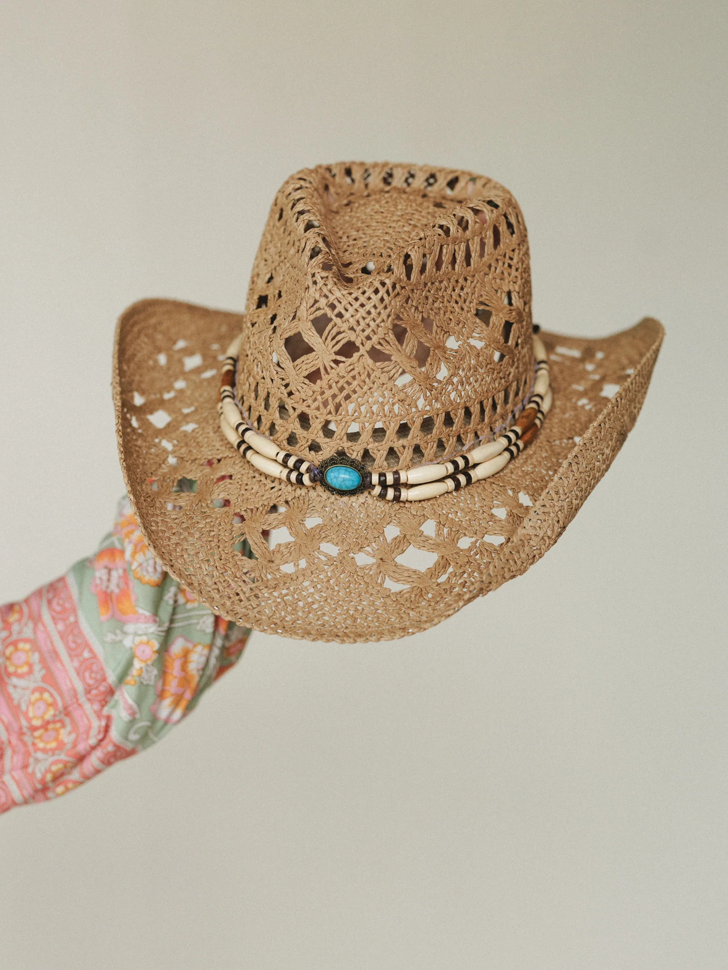 Summer on the Lake Hat - Khaki - Image 3