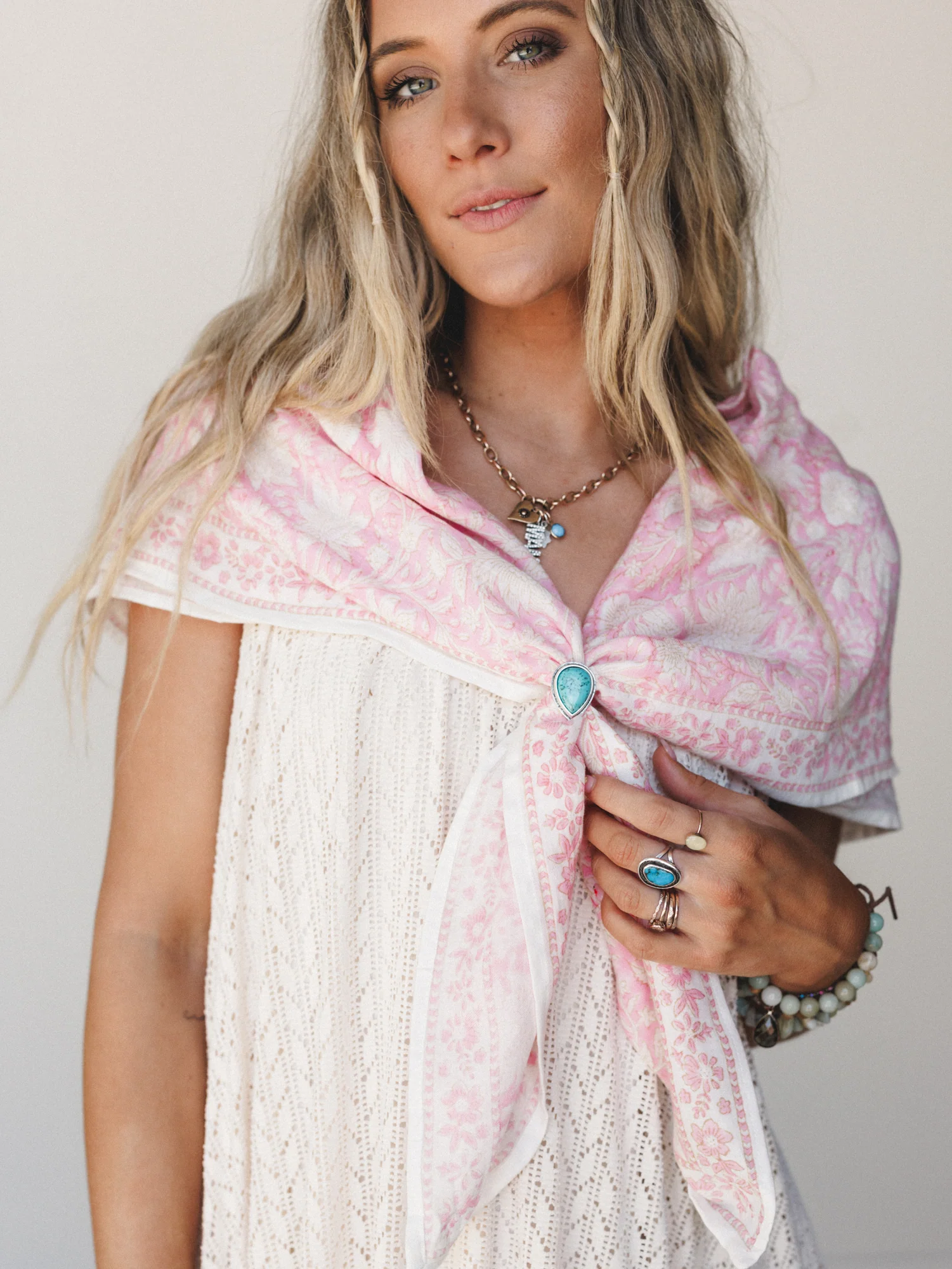 Sun Chaser Bandana - Blush Multi - Image 3