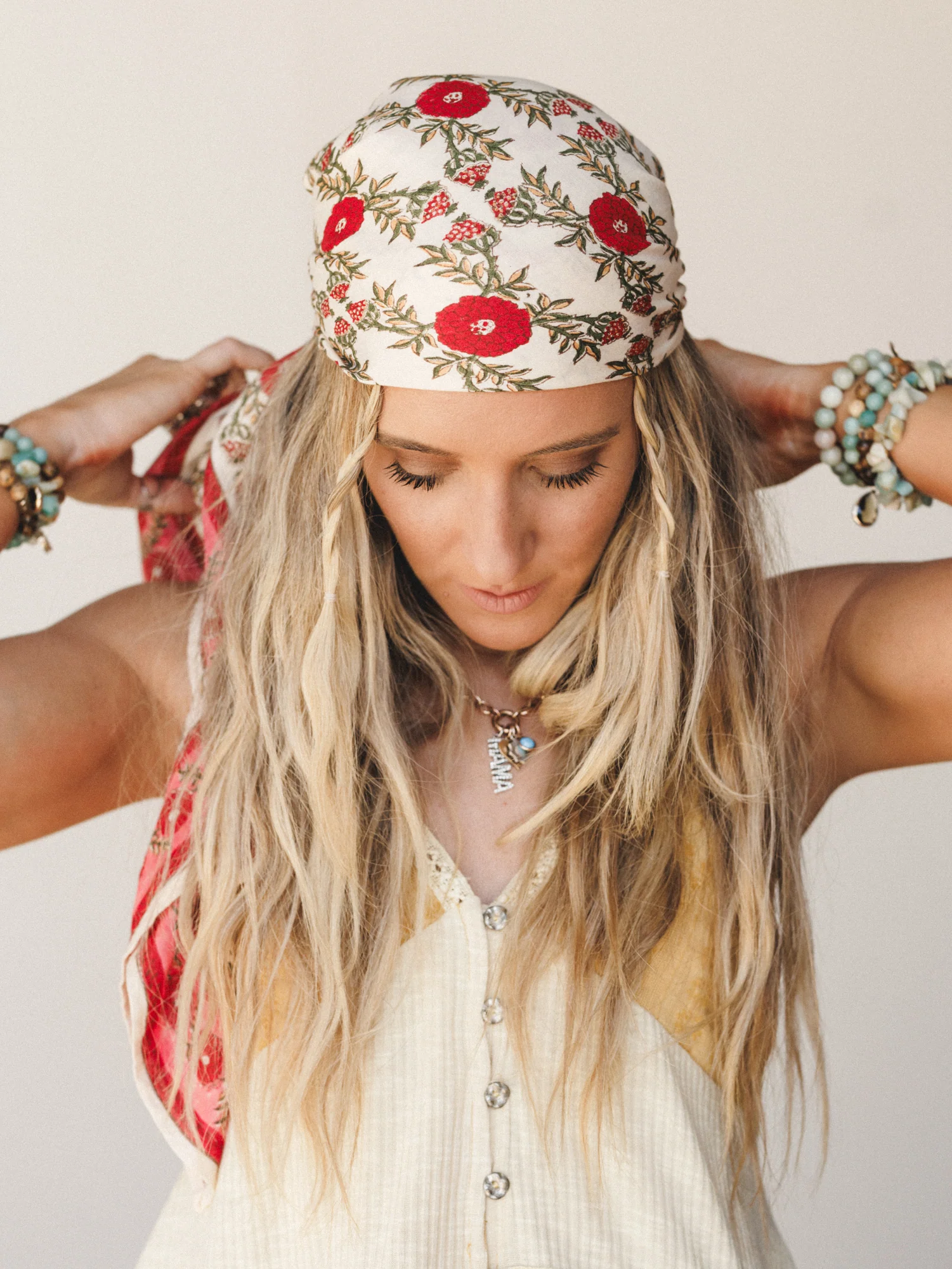 Sun Chaser Bandana - Cream Multi - Image 2