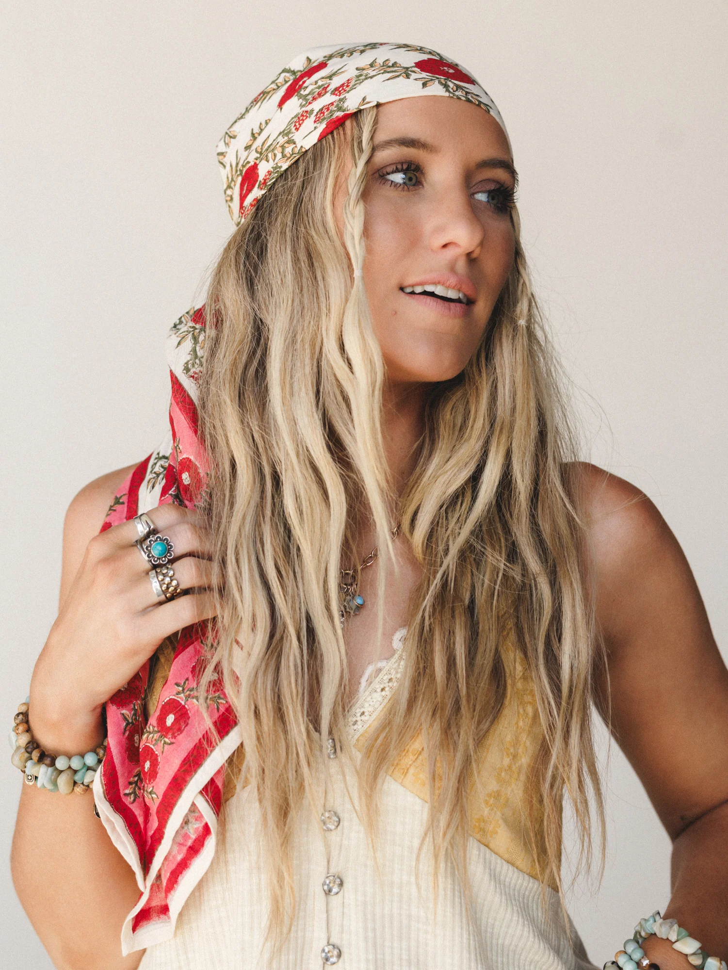 Sun Chaser Bandana - Cream Multi - Image 6