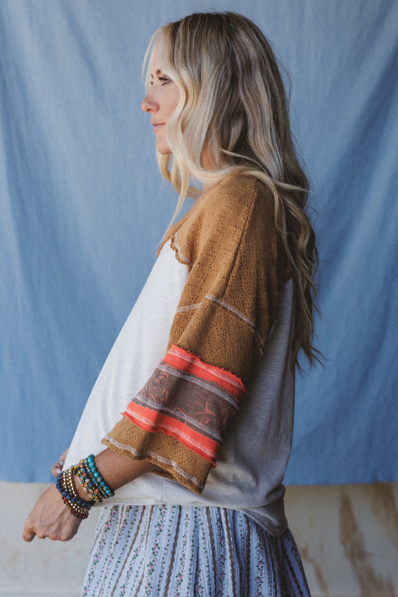 Sundrift Bell Sleeve Top - Ivory - Image 3