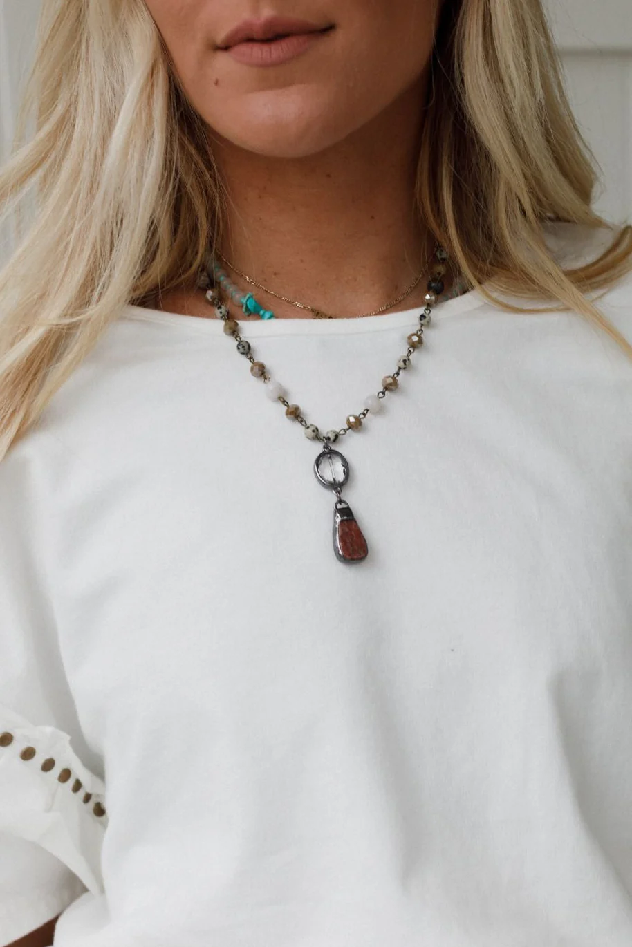 Sunlit Aura Necklace - Multi - Image 3